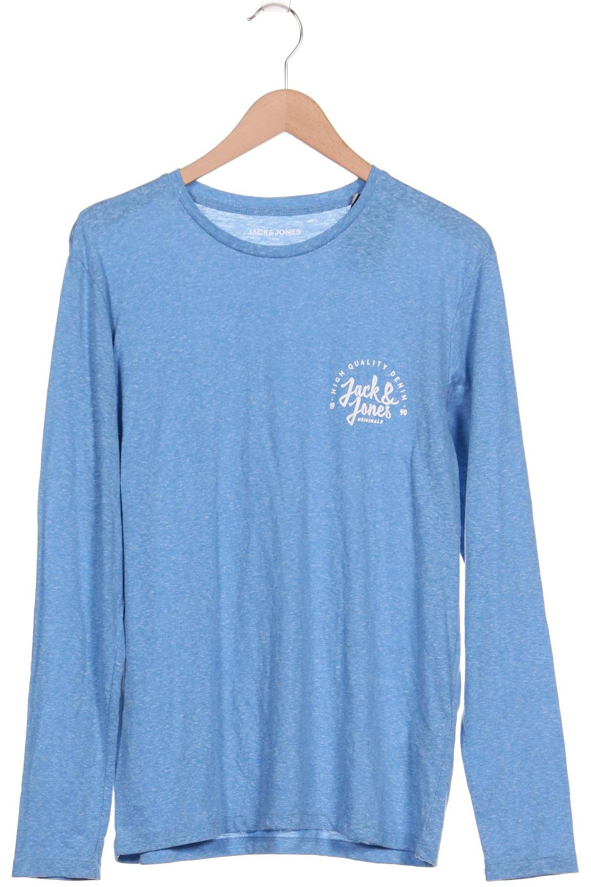 

JACK & JONES Herren Langarmshirt, blau