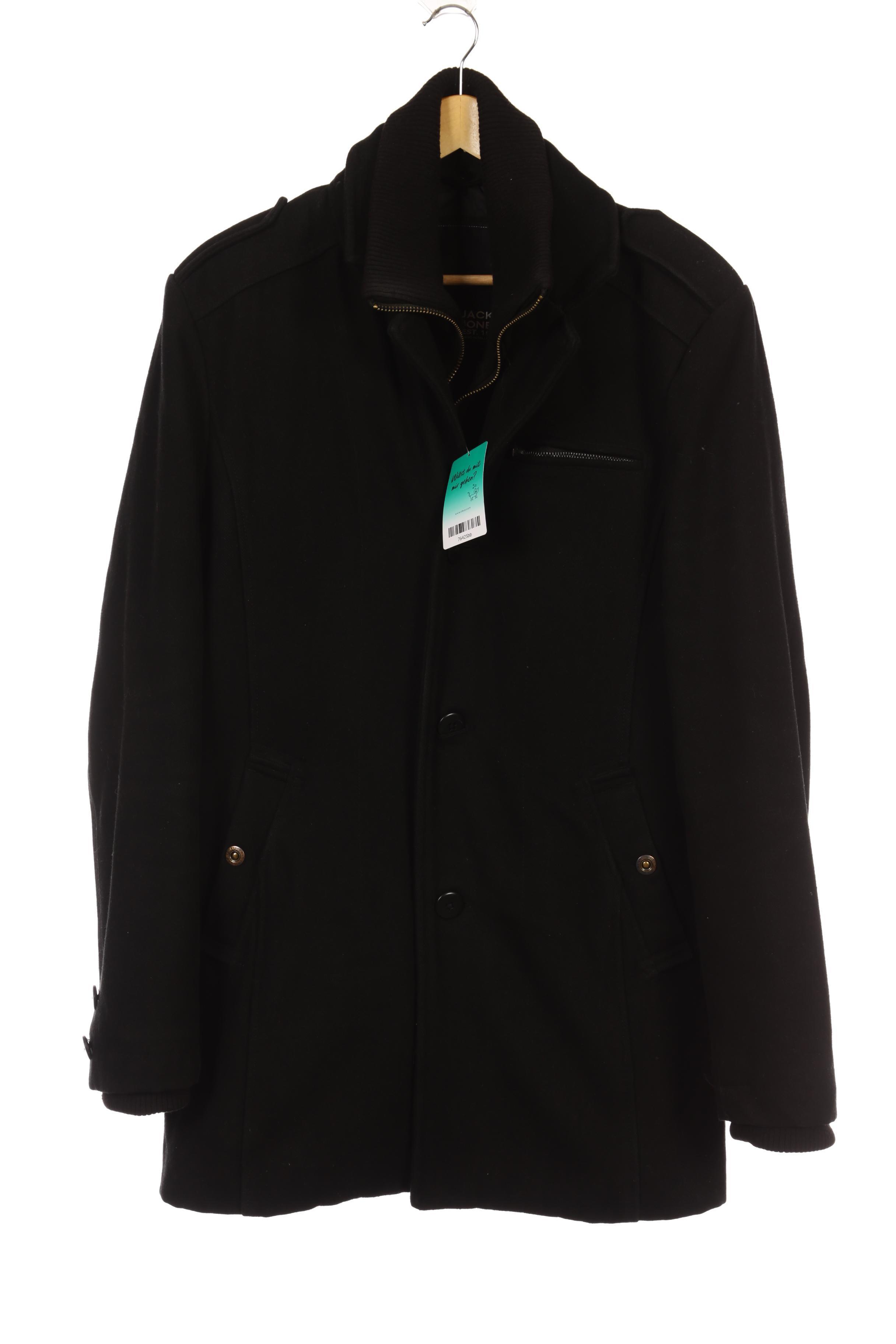 

Jack & Jones Herren Mantel, schwarz, Gr. 54