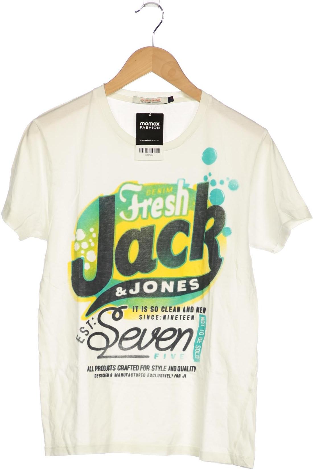 

Jack & Jones Herren T-Shirt, cremeweiß, Gr. 52