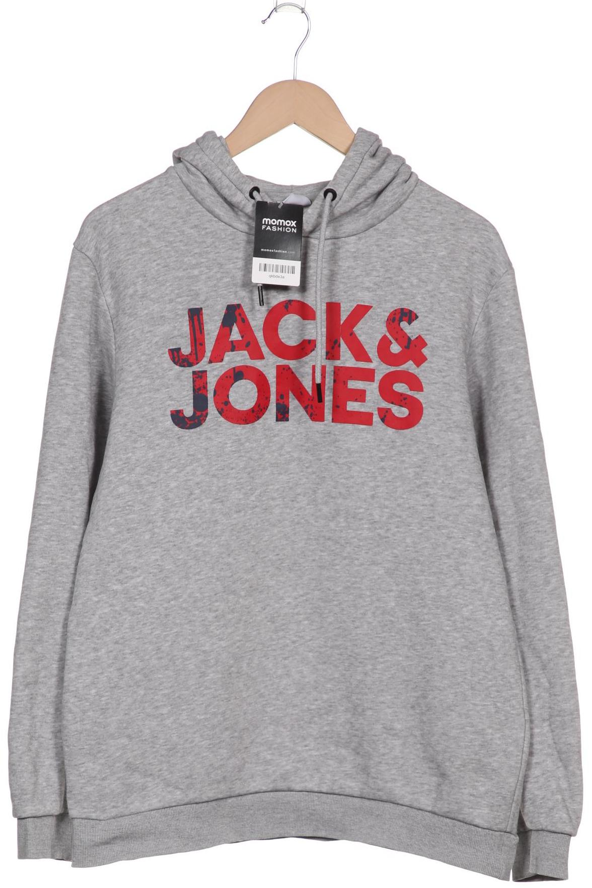 

JACK & JONES Herren Kapuzenpullover, grau