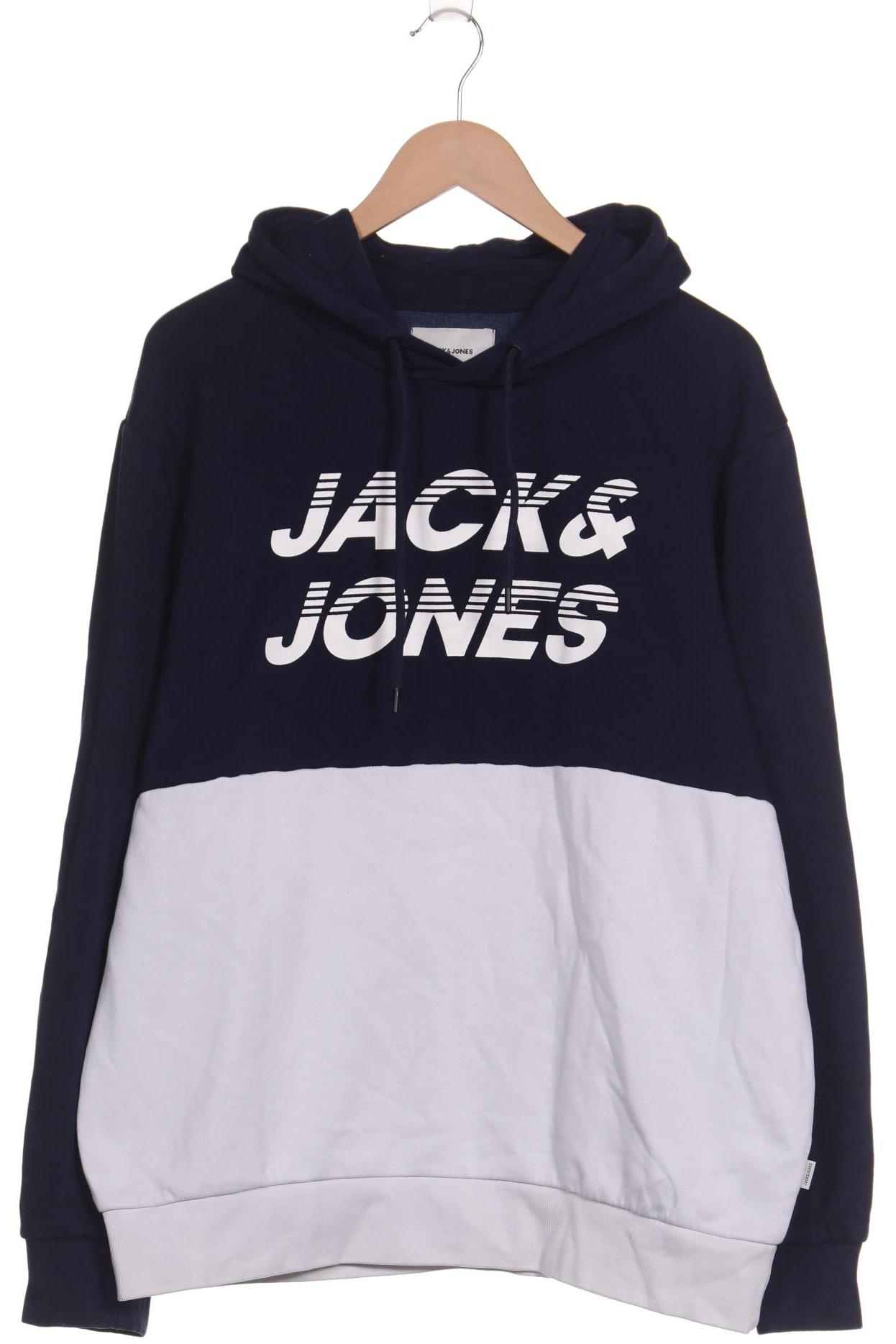 

Jack & Jones Herren Kapuzenpullover, blau, Gr. 54