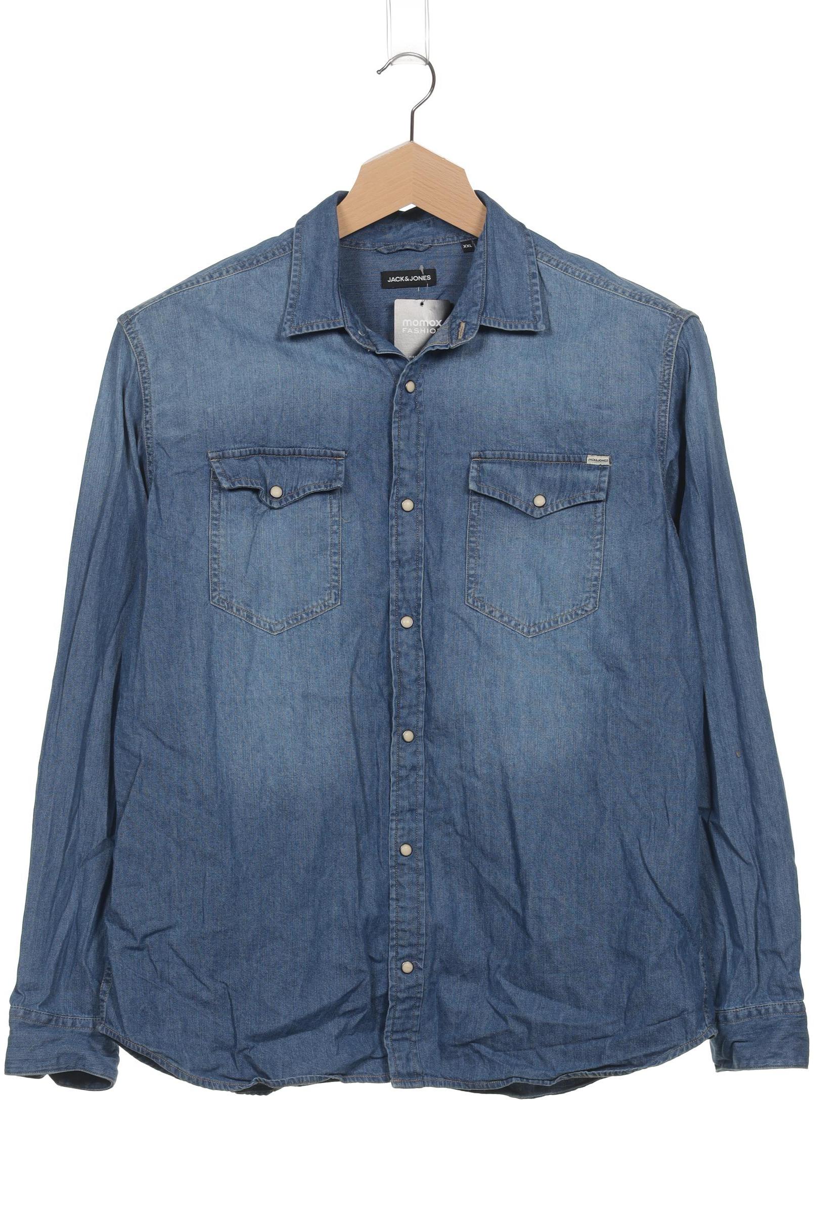 

Jack & Jones Herren Hemd, blau, Gr. 56
