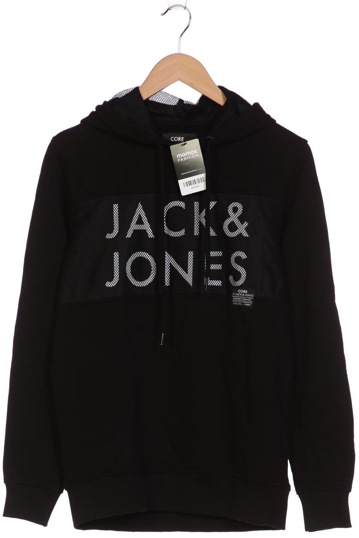 

Jack & Jones Herren Kapuzenpullover, schwarz, Gr. 46