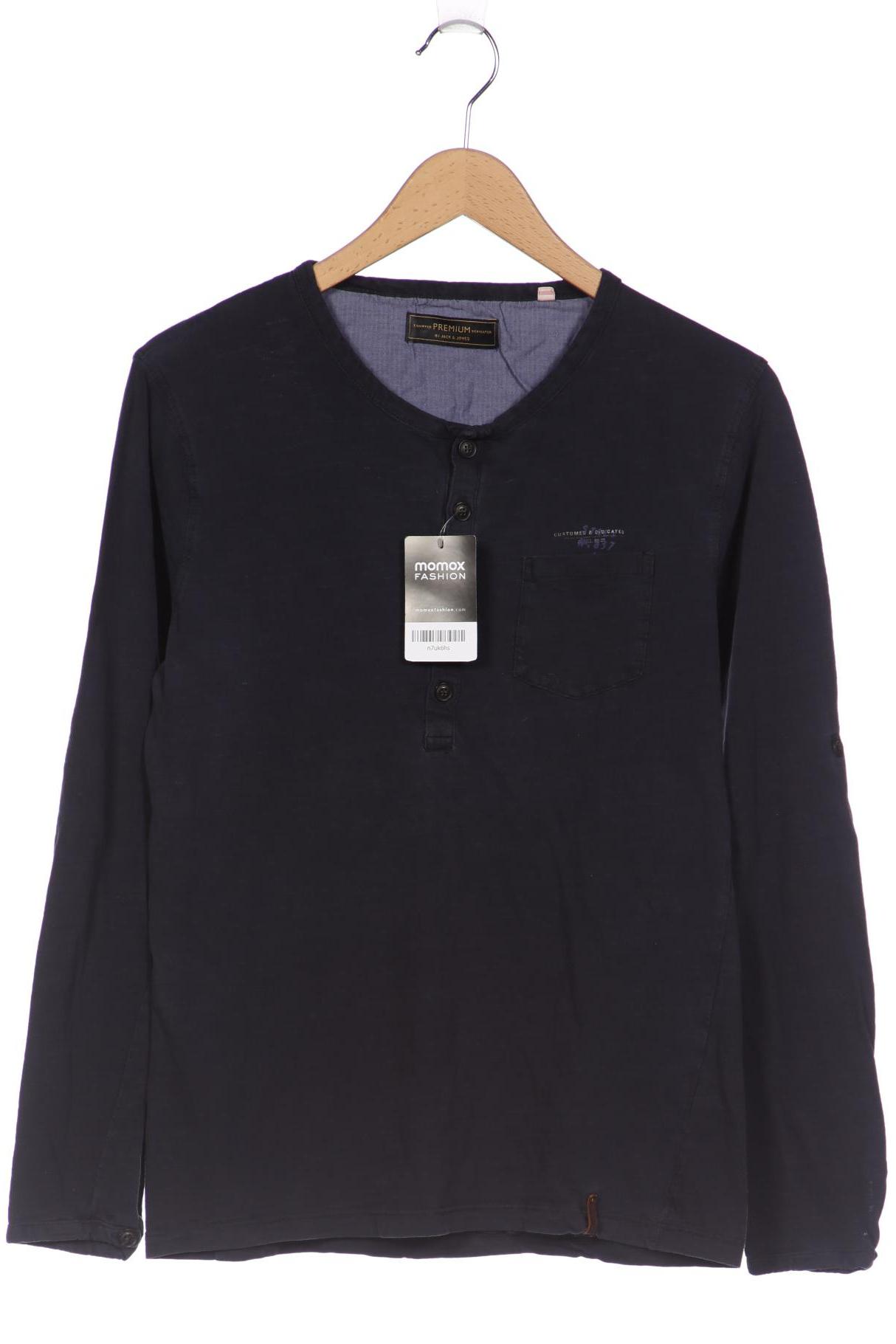 

Jack & Jones Herren Langarmshirt, marineblau