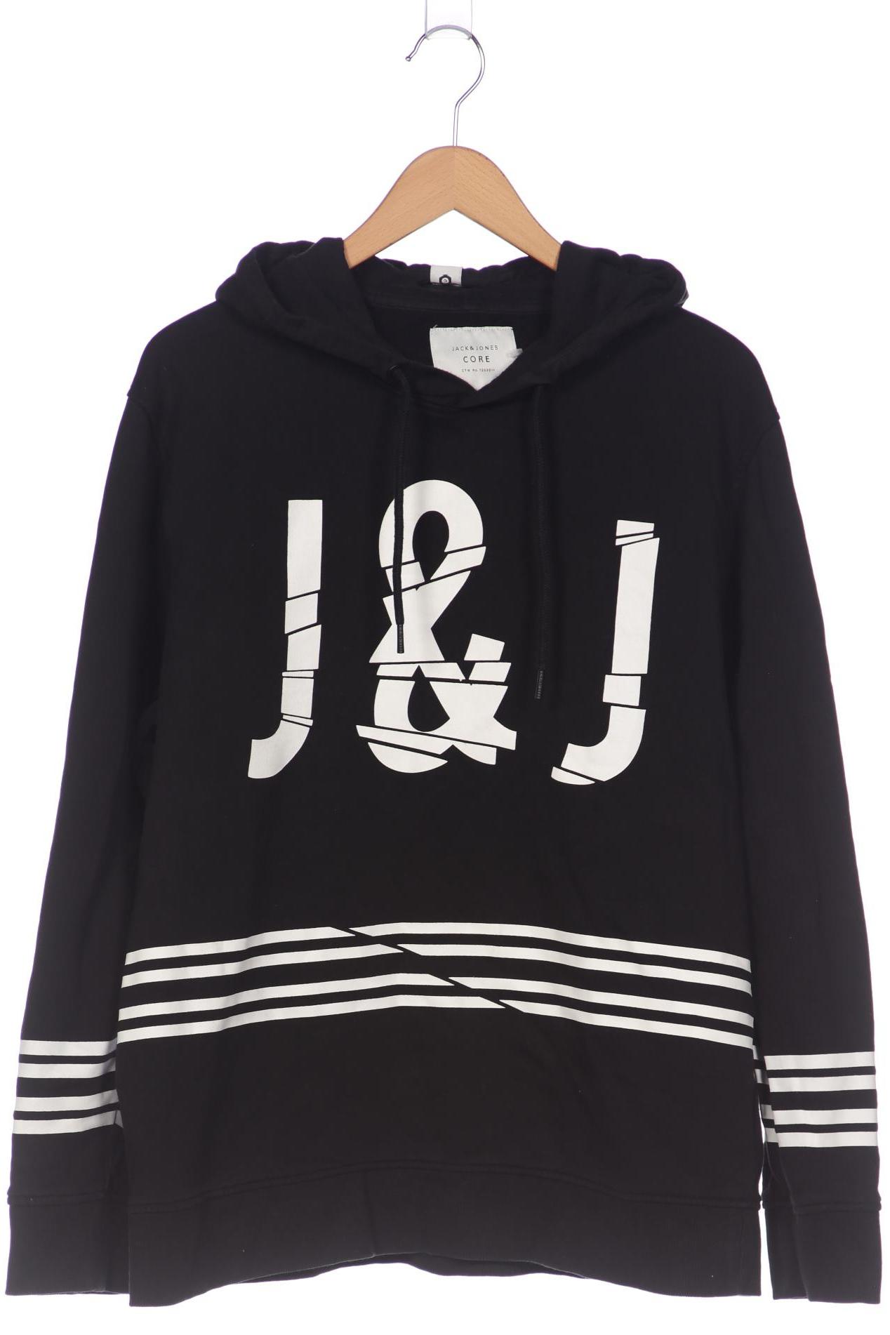 

Jack & Jones Herren Kapuzenpullover, schwarz, Gr. 56