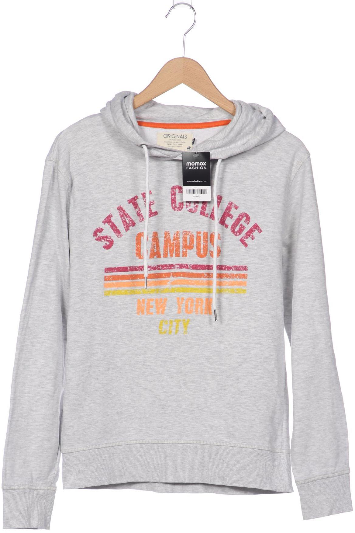 

Jack & Jones Herren Kapuzenpullover, grau, Gr. 48