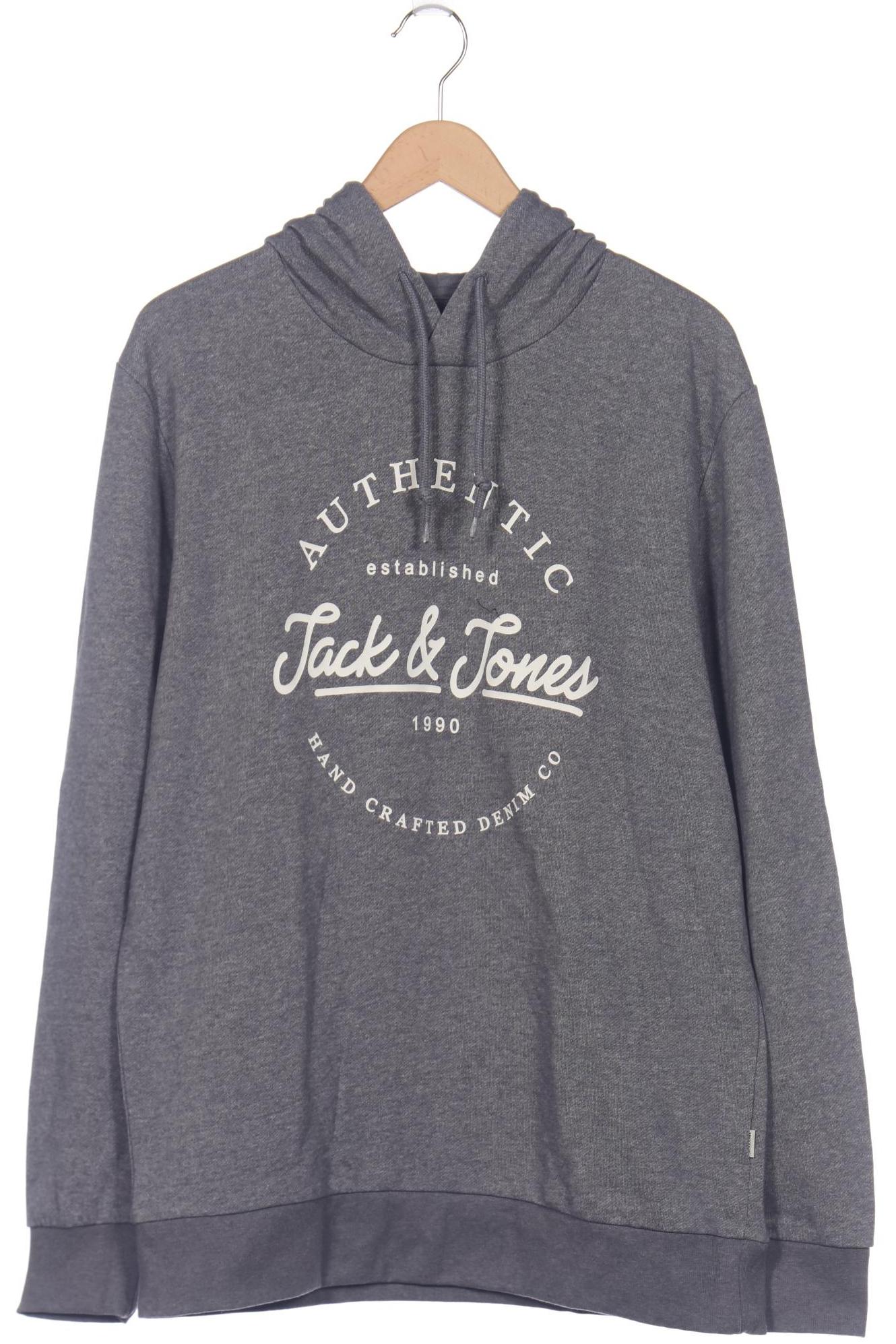 

Jack & Jones Herren Kapuzenpullover, grau, Gr. 54