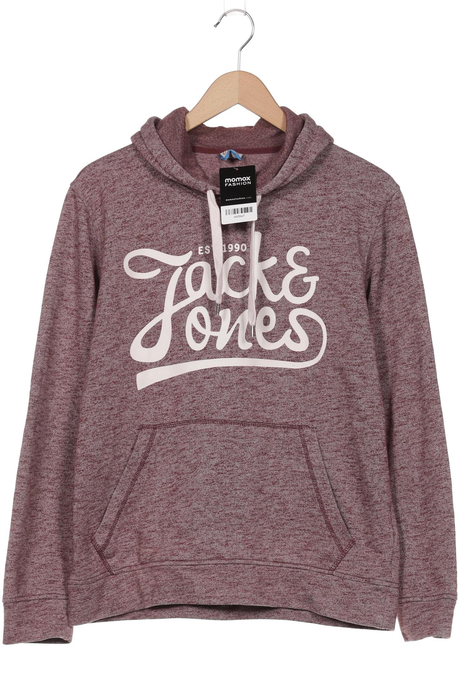 

Jack & Jones Herren Kapuzenpullover, bordeaux, Gr. 52