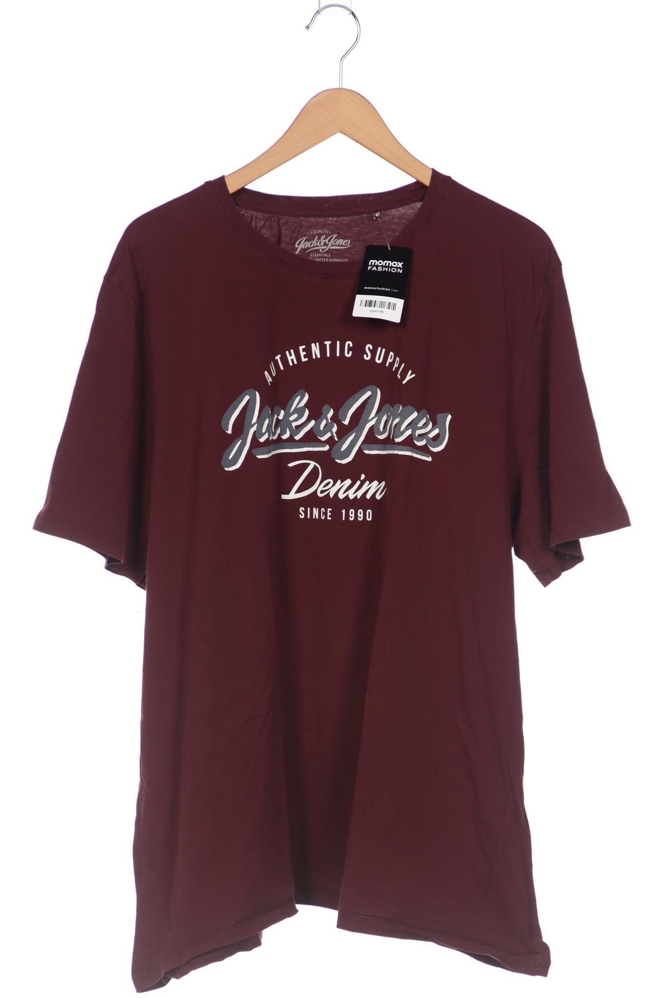 

Jack & Jones Herren T-Shirt, bordeaux, Gr. 60