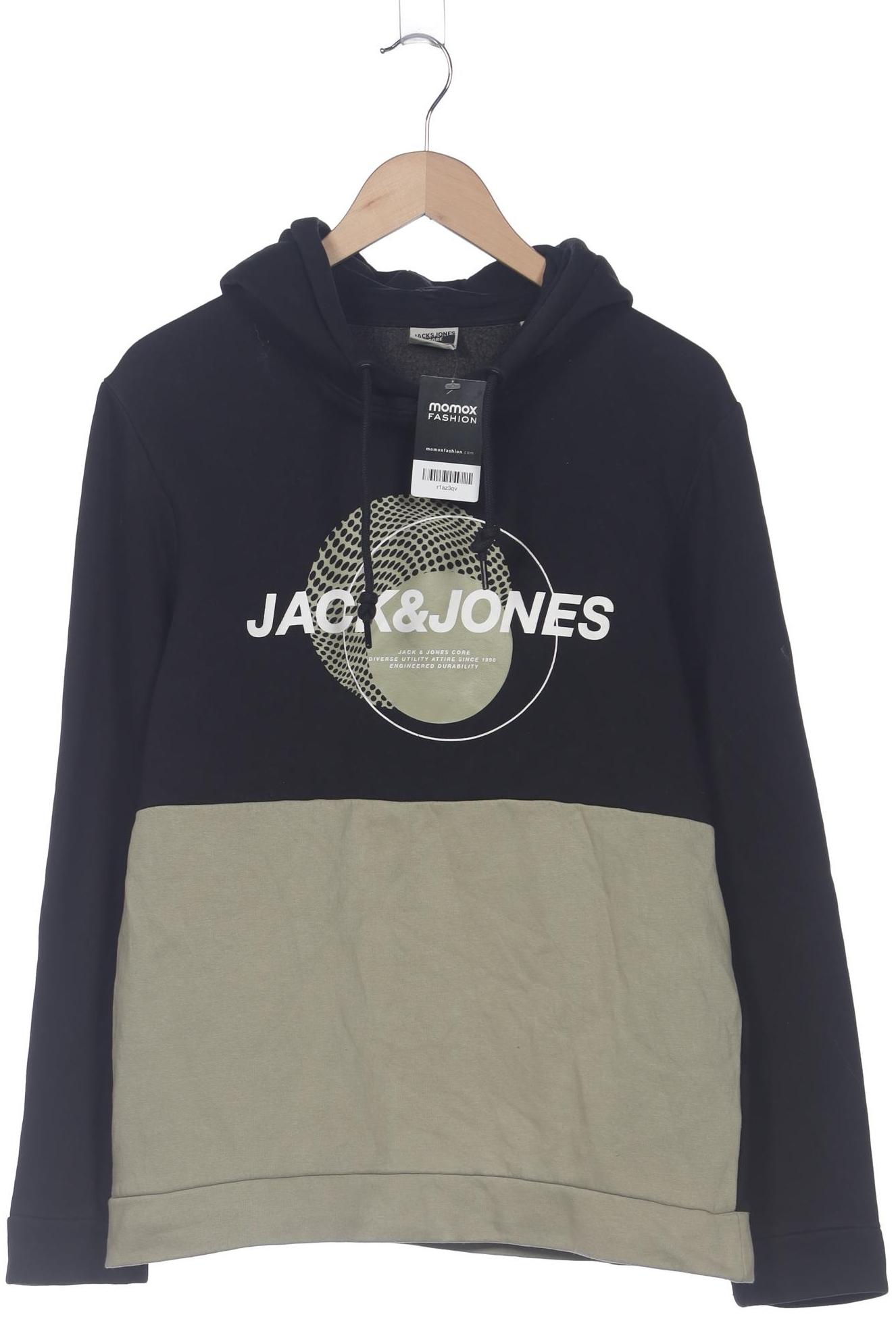 

Jack & Jones Herren Kapuzenpullover, schwarz, Gr. 48