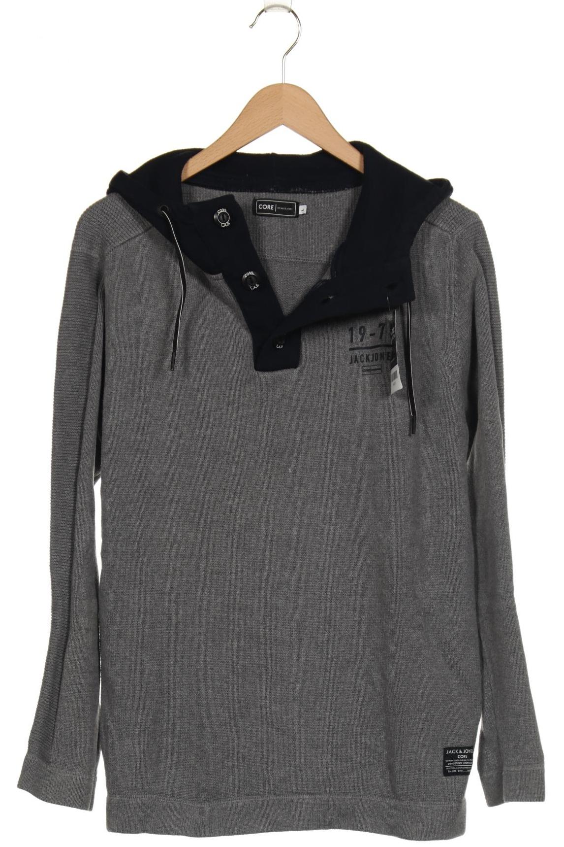 

JACK & JONES Herren Kapuzenpullover, grau