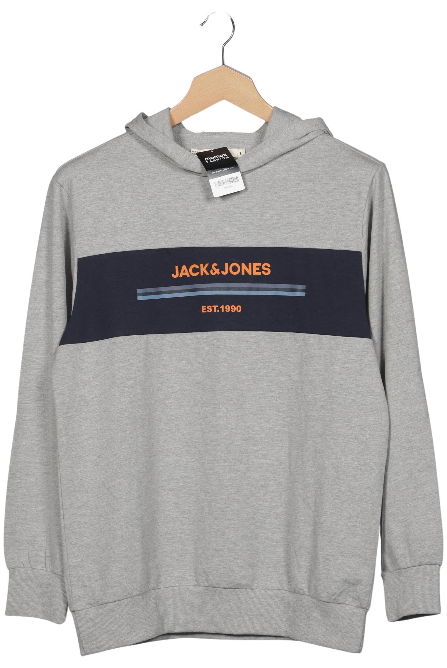 

Jack & Jones Herren Kapuzenpullover, grau, Gr. 52