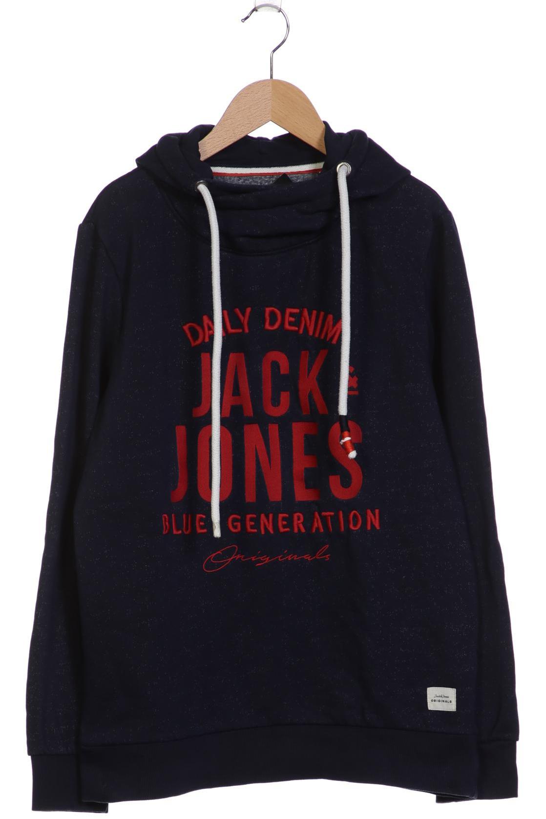 

Jack & Jones Herren Kapuzenpullover, marineblau, Gr. 52