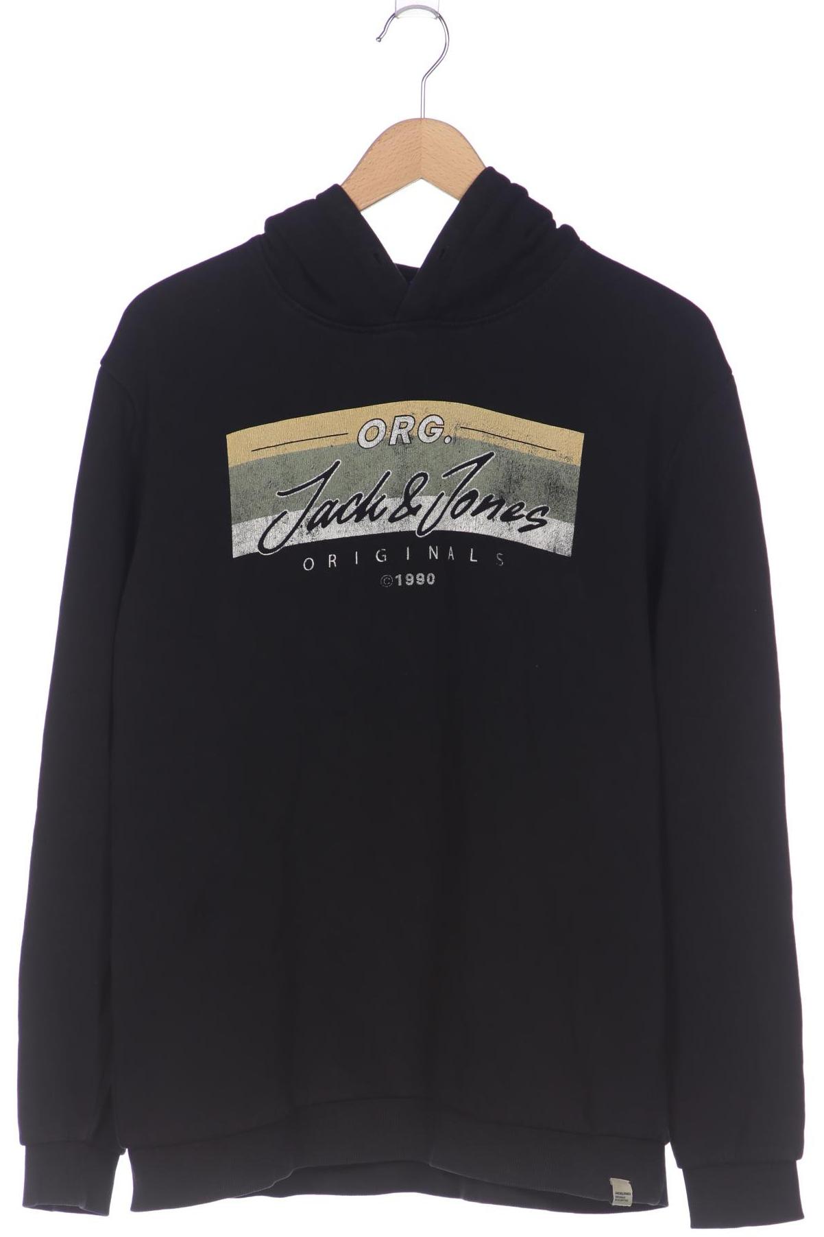 

Jack & Jones Herren Kapuzenpullover, schwarz, Gr. 54