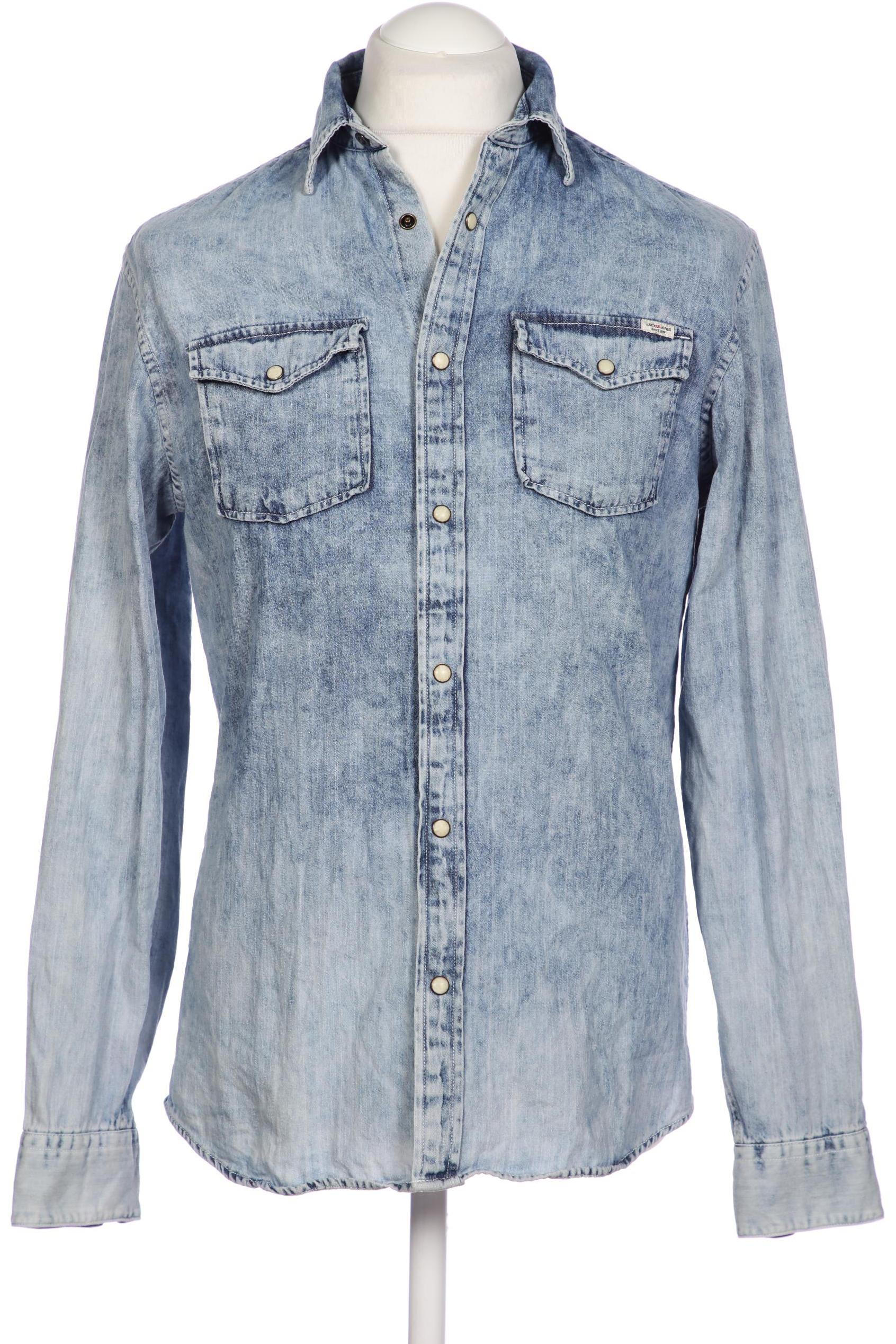 

Jack & Jones Herren Hemd, blau, Gr. 48