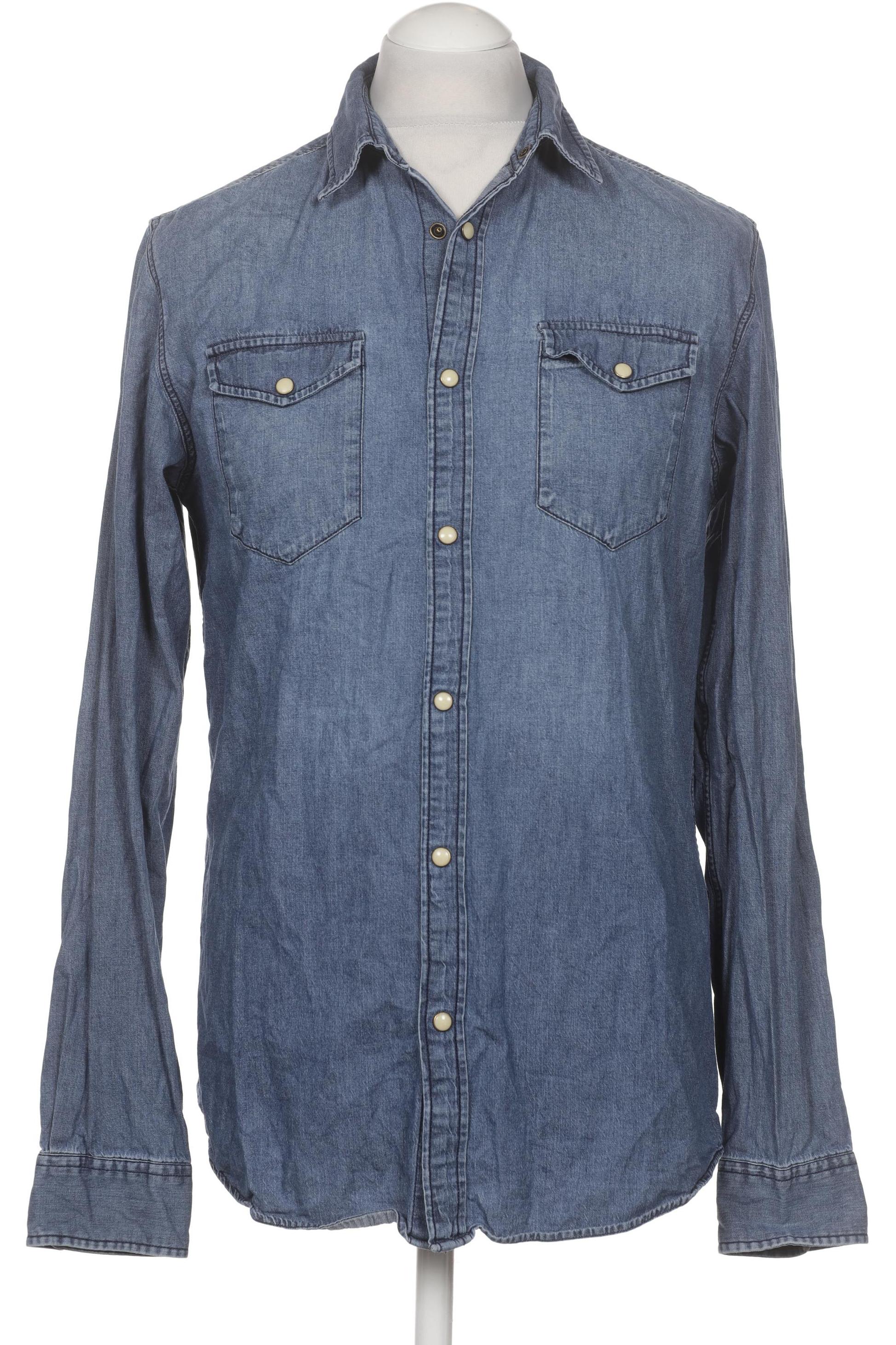 

Jack & Jones Herren Hemd, blau, Gr. 52