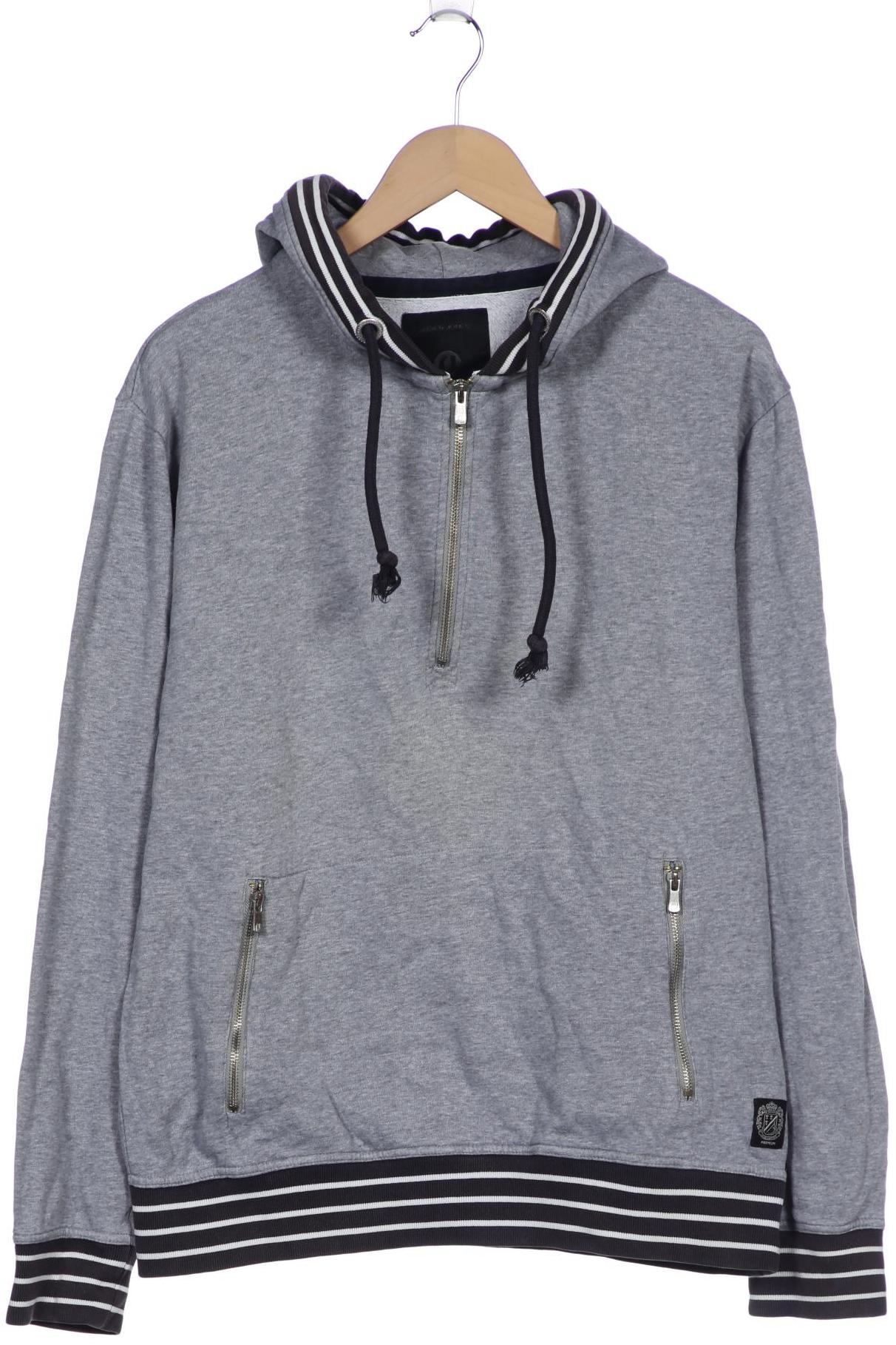 

JACK & JONES Herren Kapuzenpullover, grau