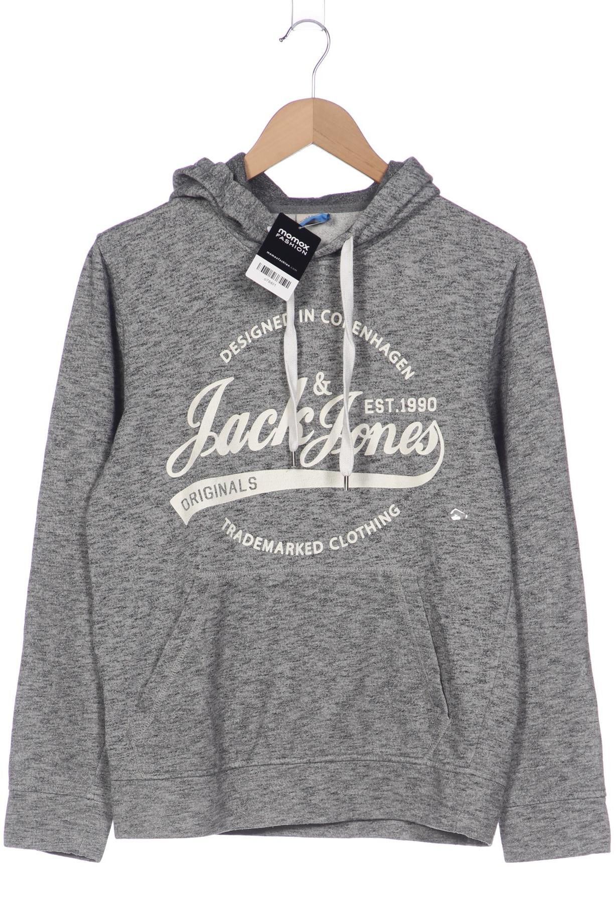 

Jack & Jones Herren Kapuzenpullover, grau, Gr. 48