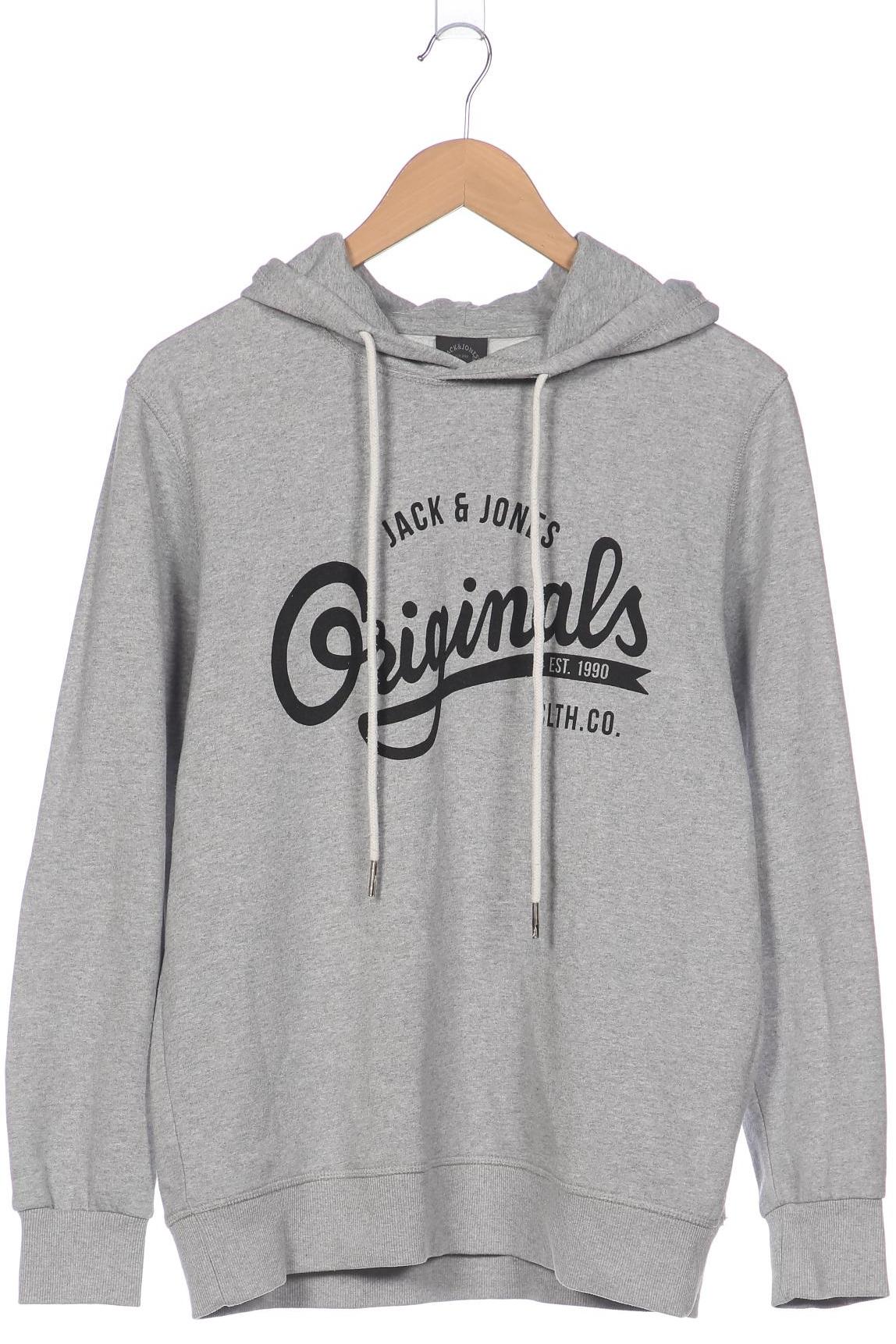 

Jack & Jones Herren Kapuzenpullover, grau, Gr. 52