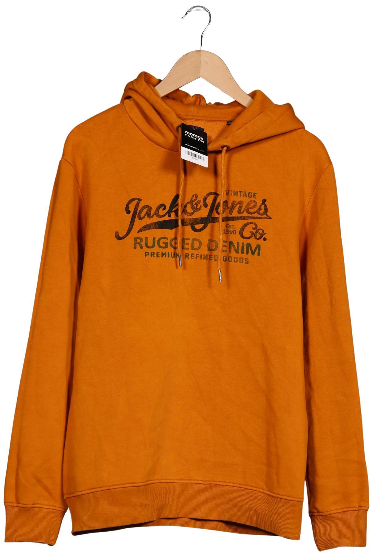 

Jack & Jones Herren Kapuzenpullover, orange, Gr. 52