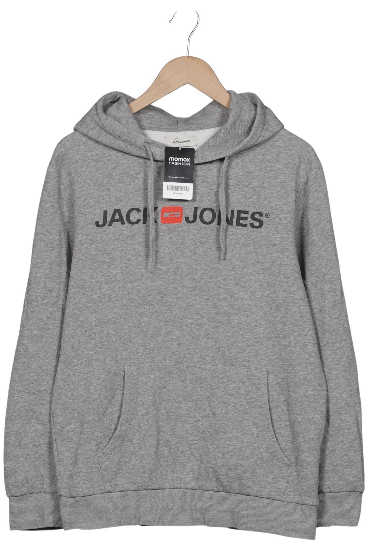 

Jack & Jones Herren Kapuzenpullover, grau, Gr. 52