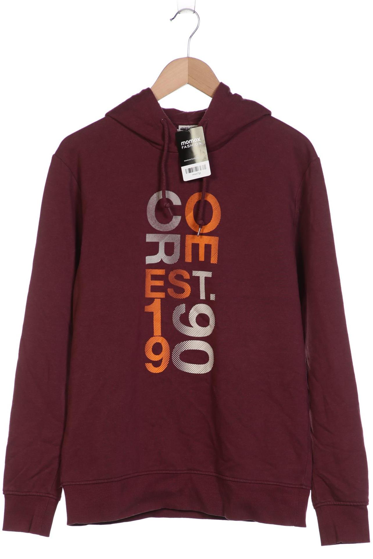 

Jack & Jones Herren Kapuzenpullover, bordeaux, Gr. 52