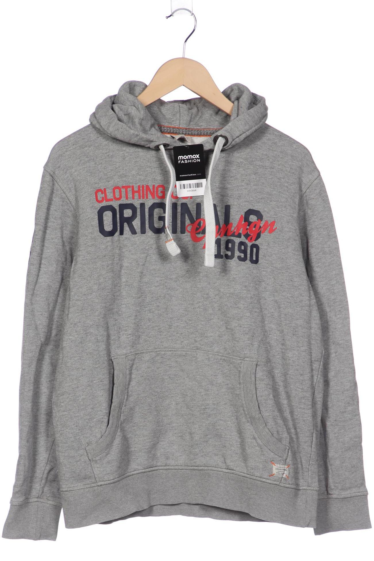 

Jack & Jones Herren Kapuzenpullover, grau