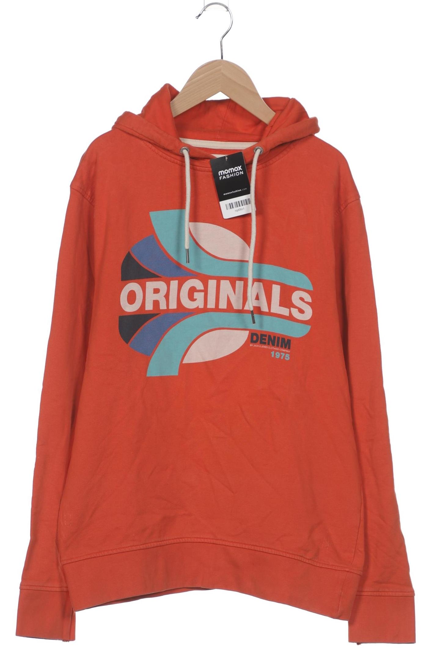 

Jack & Jones Herren Kapuzenpullover, orange, Gr. 52
