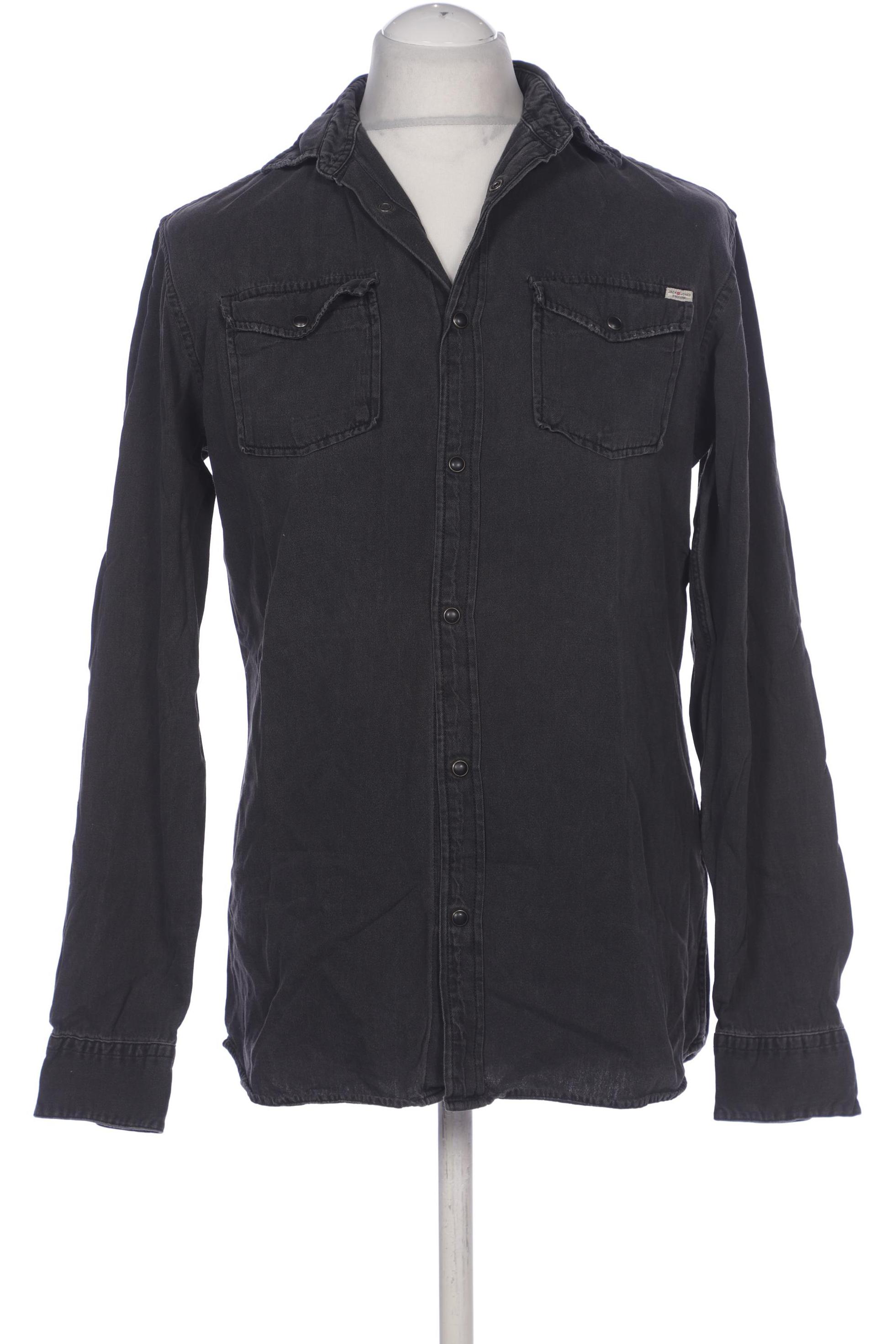 

Jack & Jones Herren Hemd, schwarz, Gr. 52