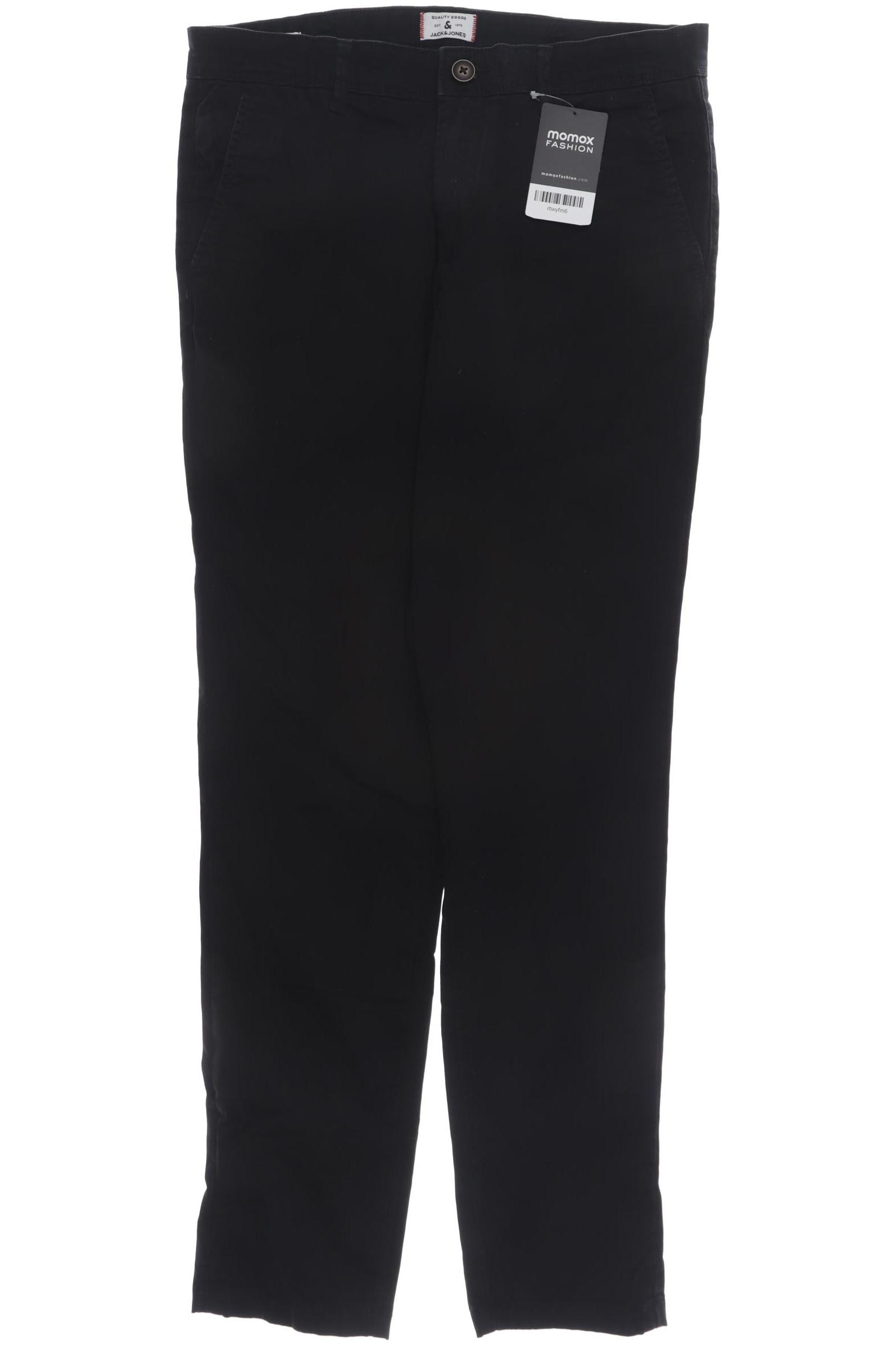 

JACK & JONES Herren Stoffhose, schwarz