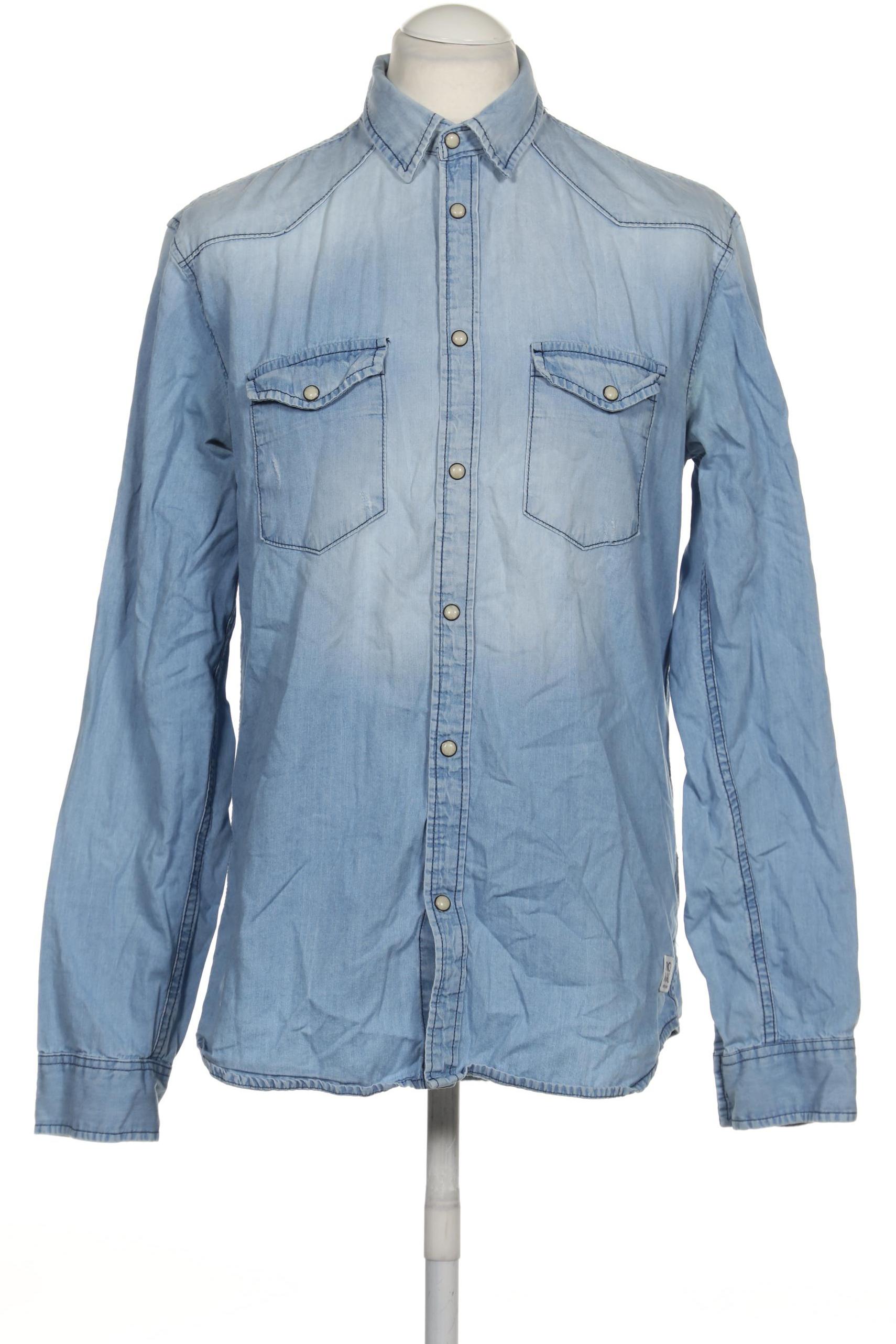 

JACK & JONES Herren Hemd, blau