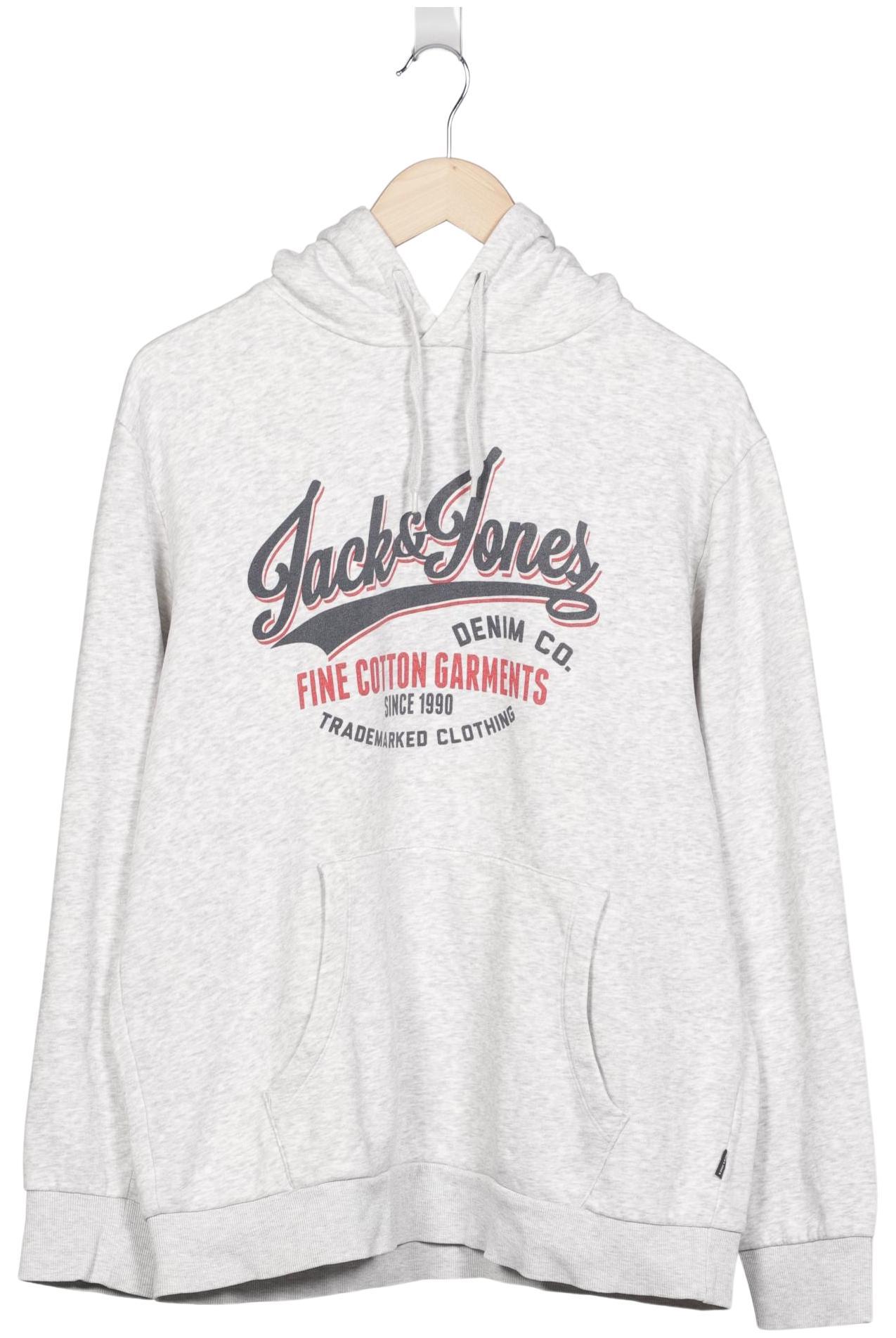 

Jack & Jones Herren Kapuzenpullover, grau, Gr. 54