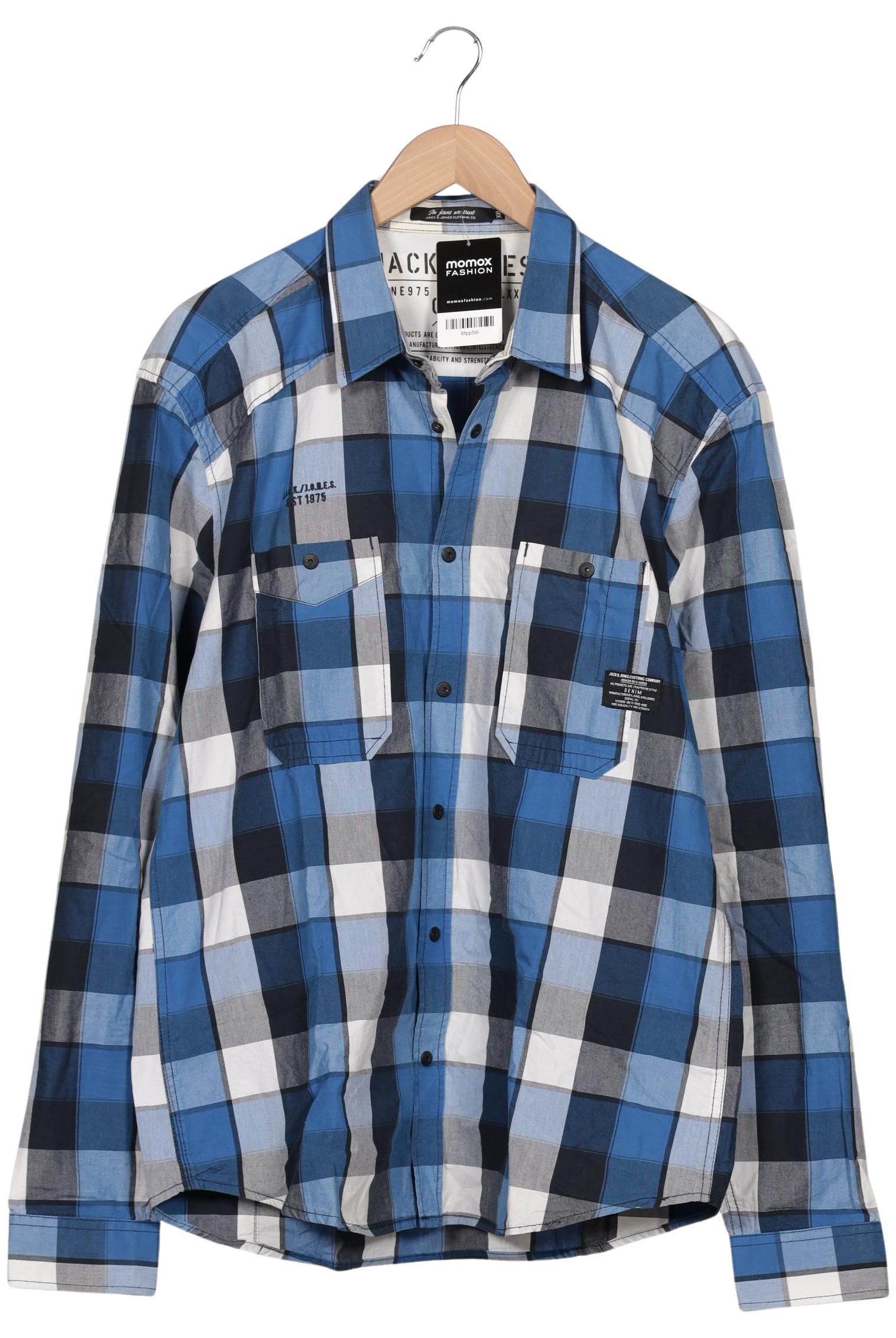 

Jack & Jones Herren Hemd, blau, Gr. 56