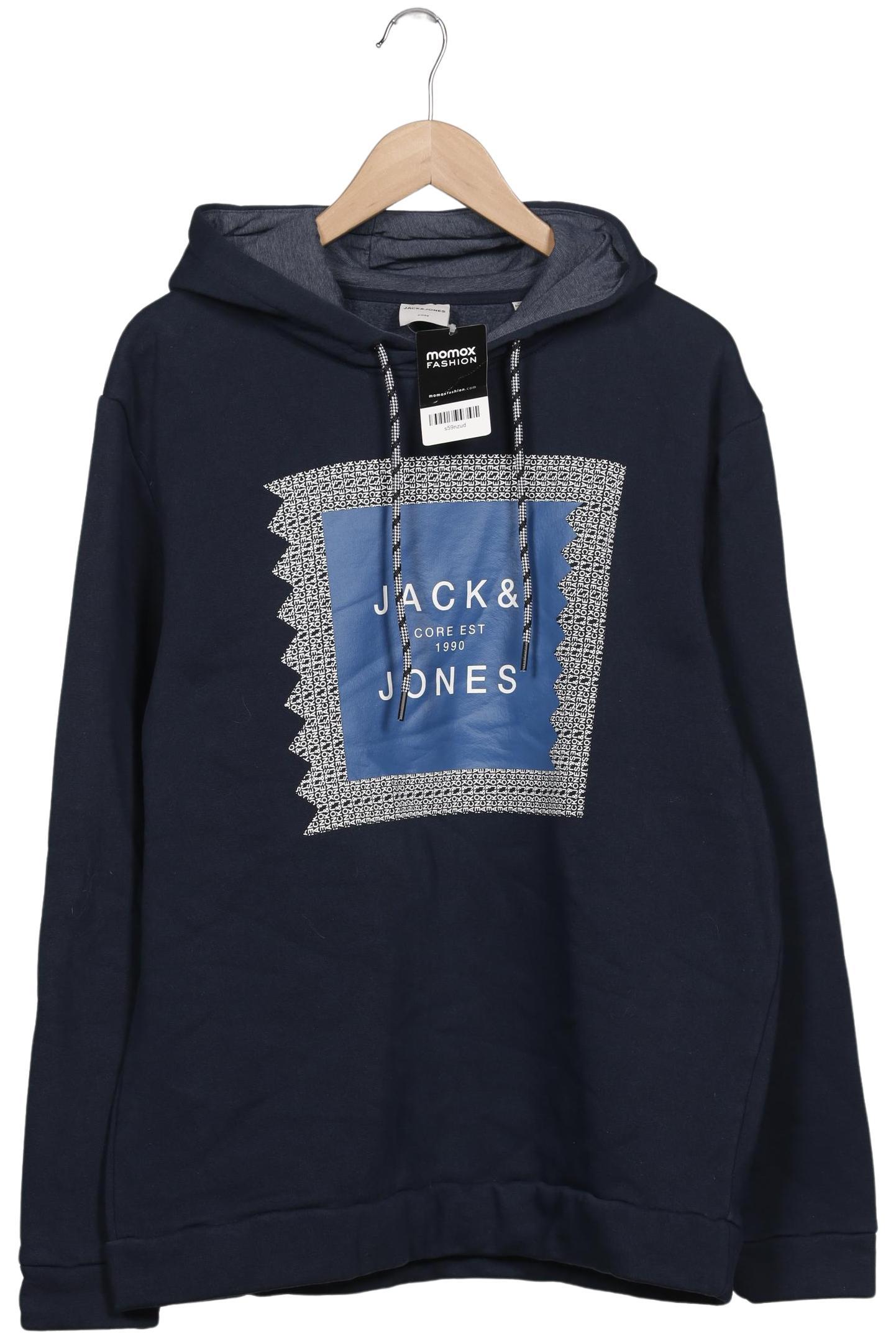 

Jack & Jones Herren Kapuzenpullover, marineblau, Gr. 54