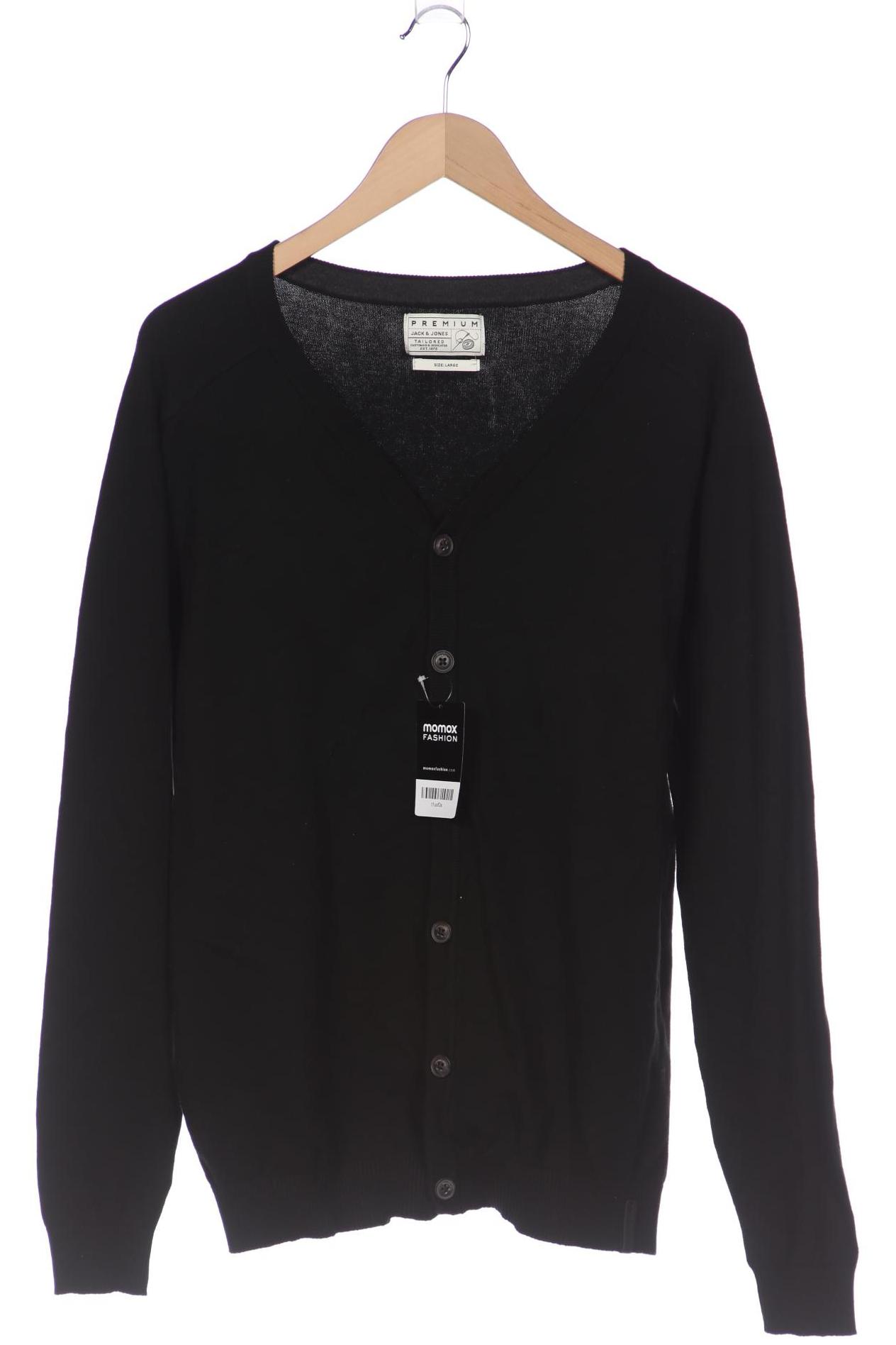 

Jack & Jones Herren Strickjacke, schwarz, Gr. 52