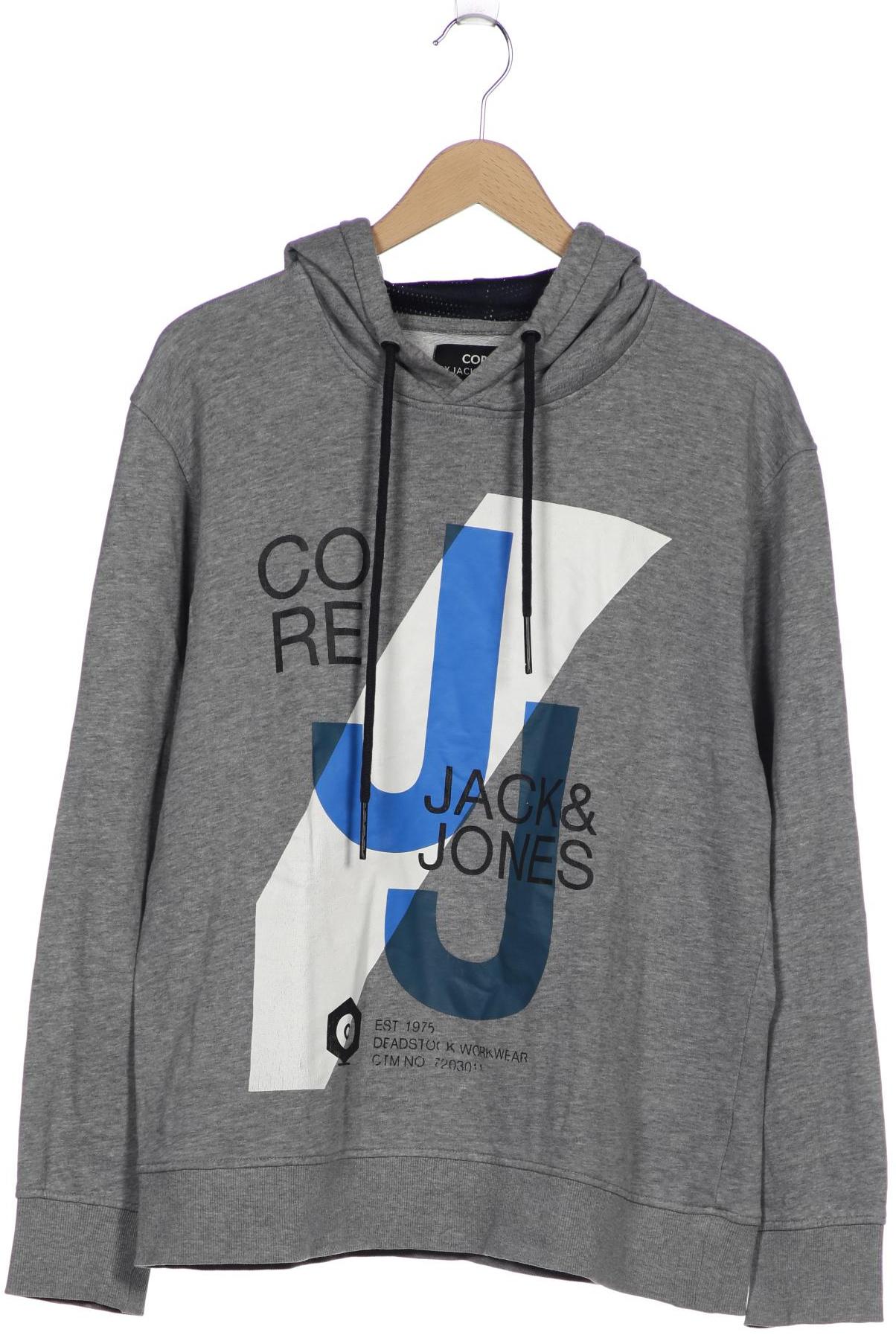 

JACK & JONES Herren Kapuzenpullover, grau