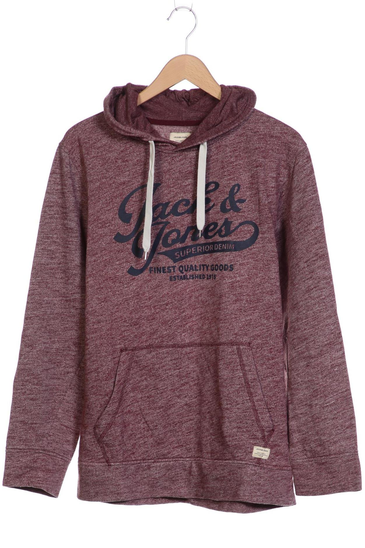

Jack & Jones Herren Kapuzenpullover, bordeaux