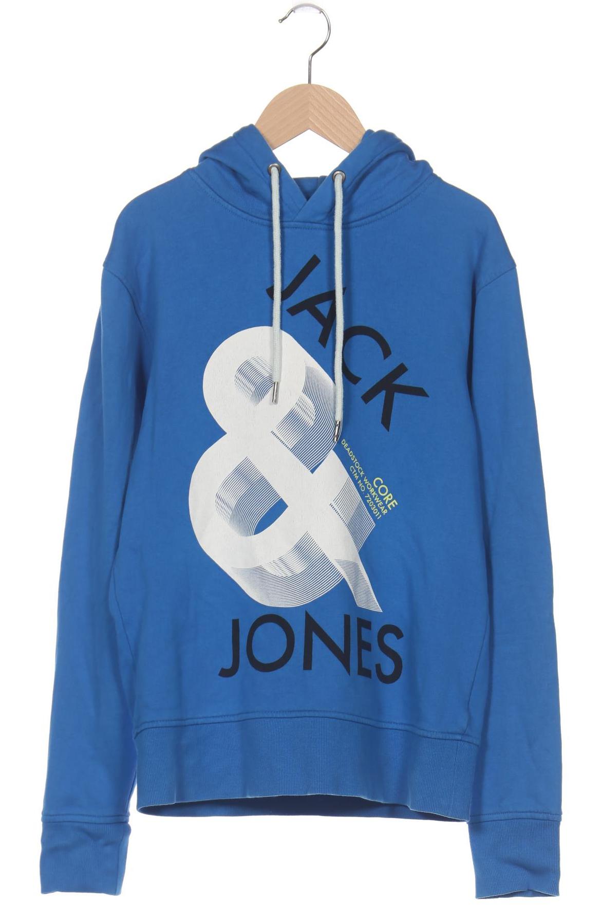 

Jack & Jones Herren Kapuzenpullover, blau, Gr. 46