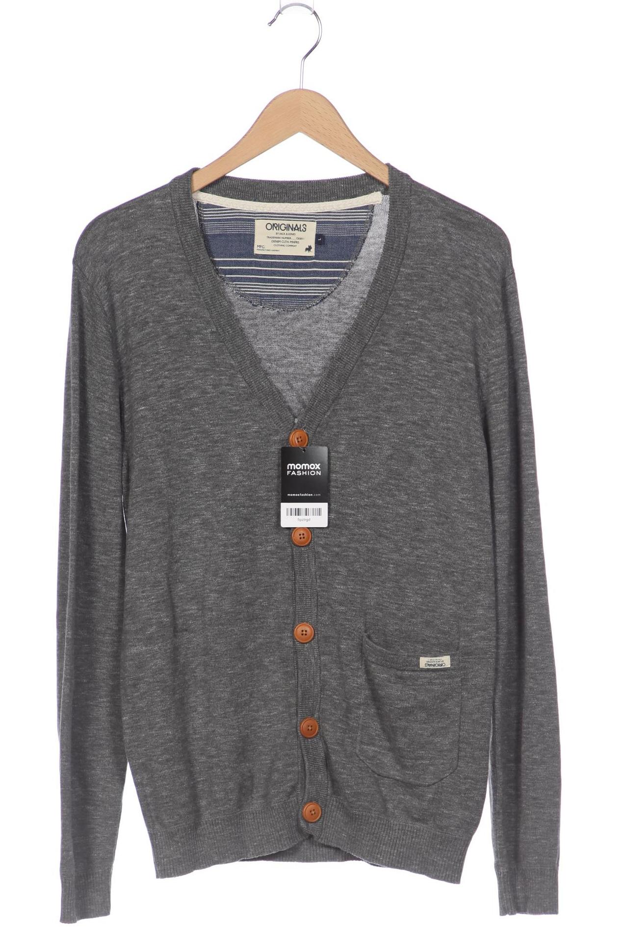 

Jack & Jones Herren Strickjacke, grau, Gr. 52