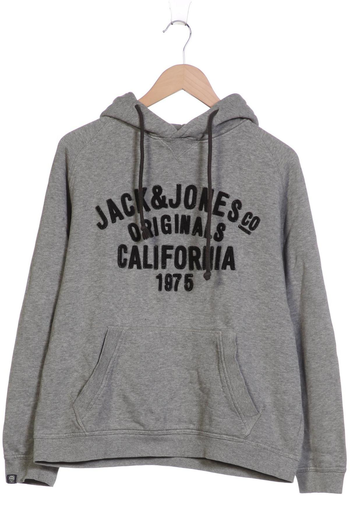 

Jack & Jones Herren Kapuzenpullover, grau, Gr. 54