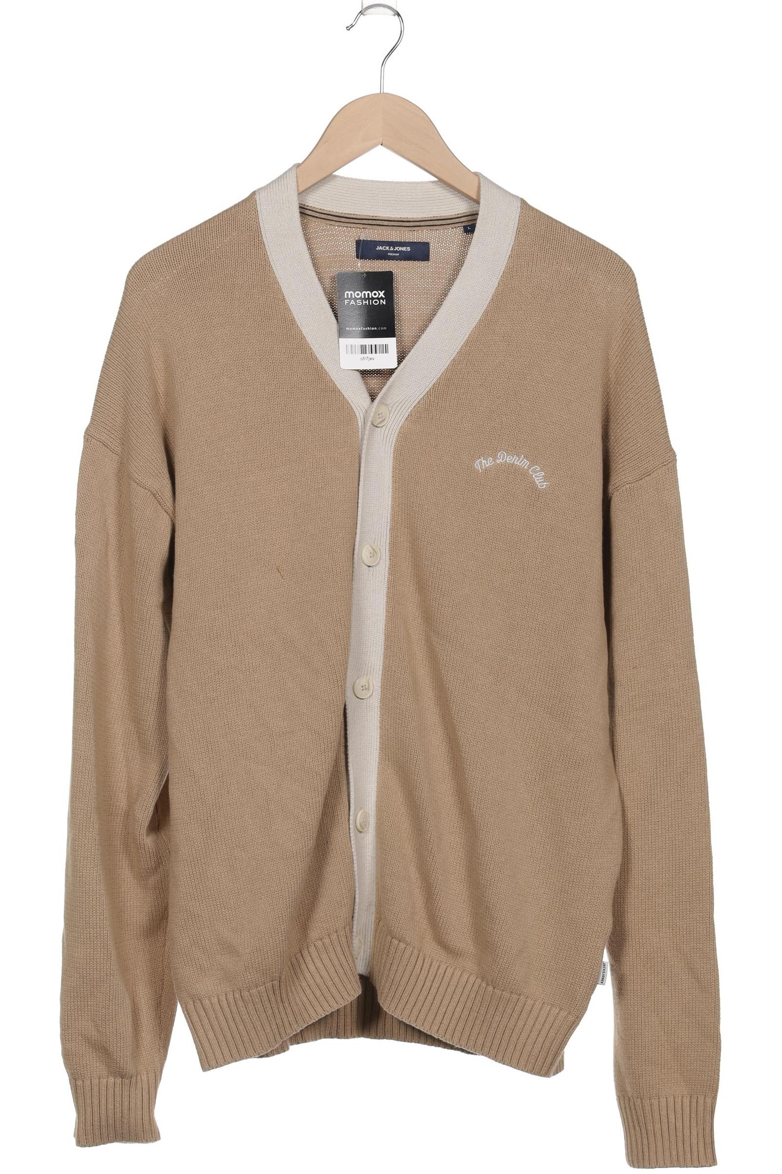 

Jack & Jones Herren Strickjacke, beige, Gr. 52