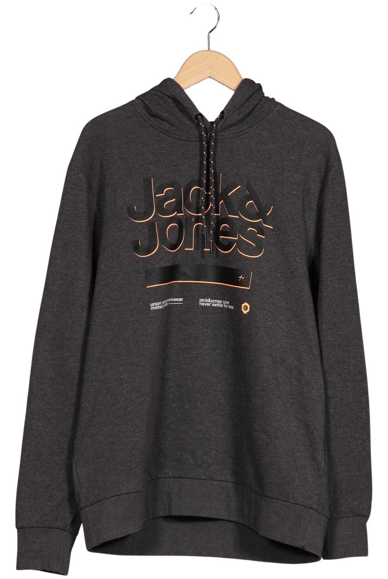 

Jack & Jones Herren Kapuzenpullover, grau, Gr. 54