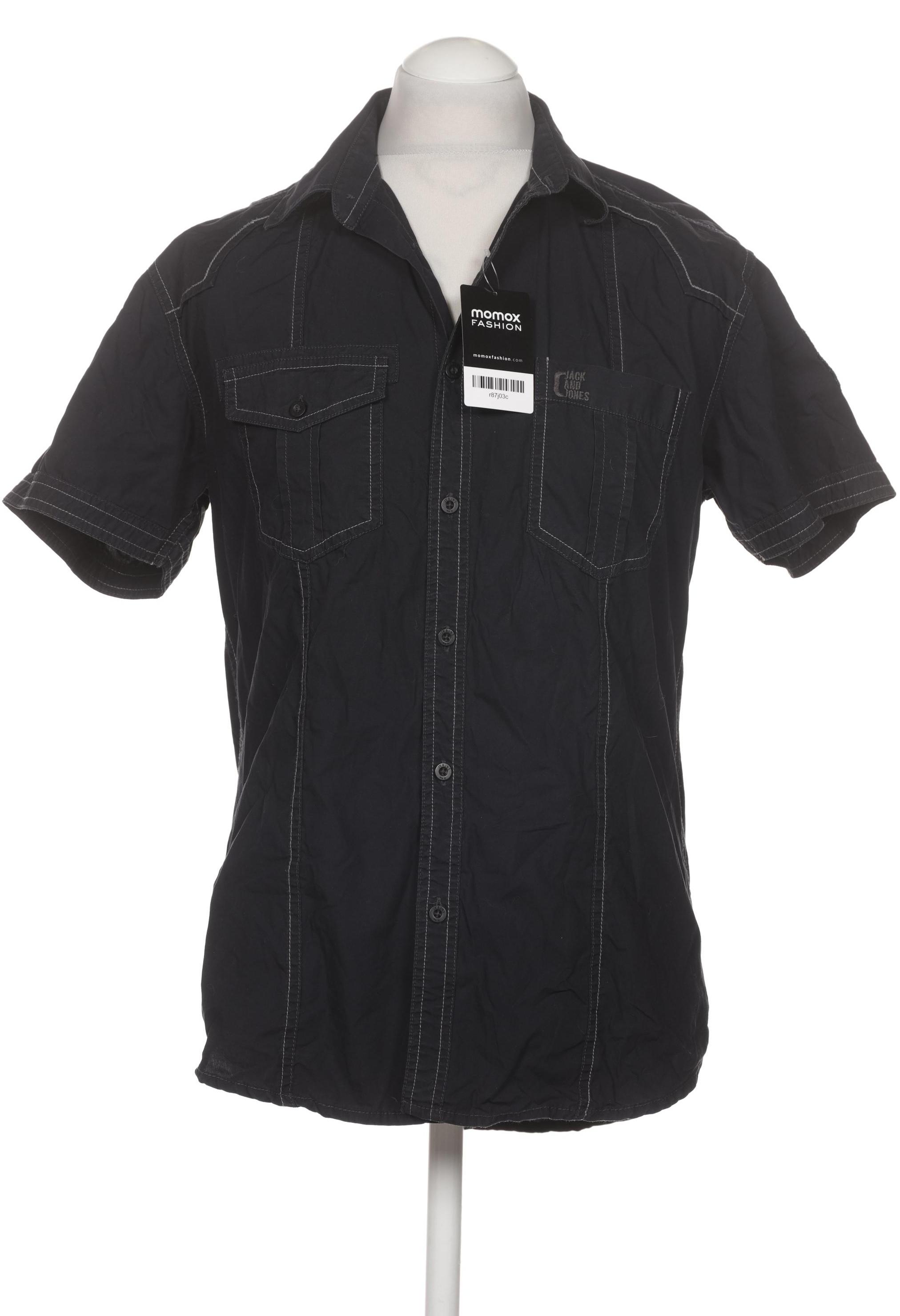 

Jack & Jones Herren Hemd, schwarz, Gr. 52