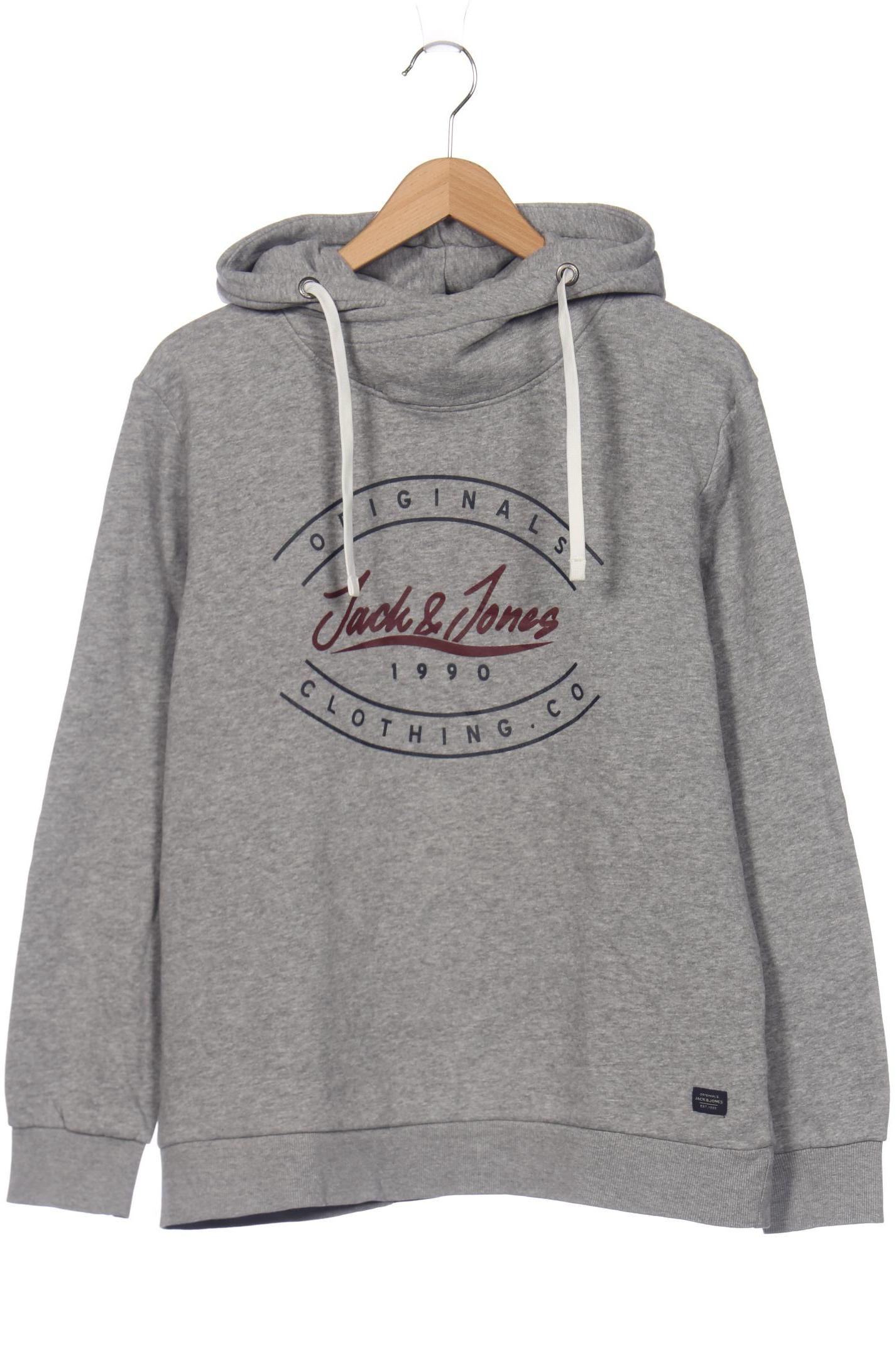 

Jack & Jones Herren Kapuzenpullover, grau, Gr. 54