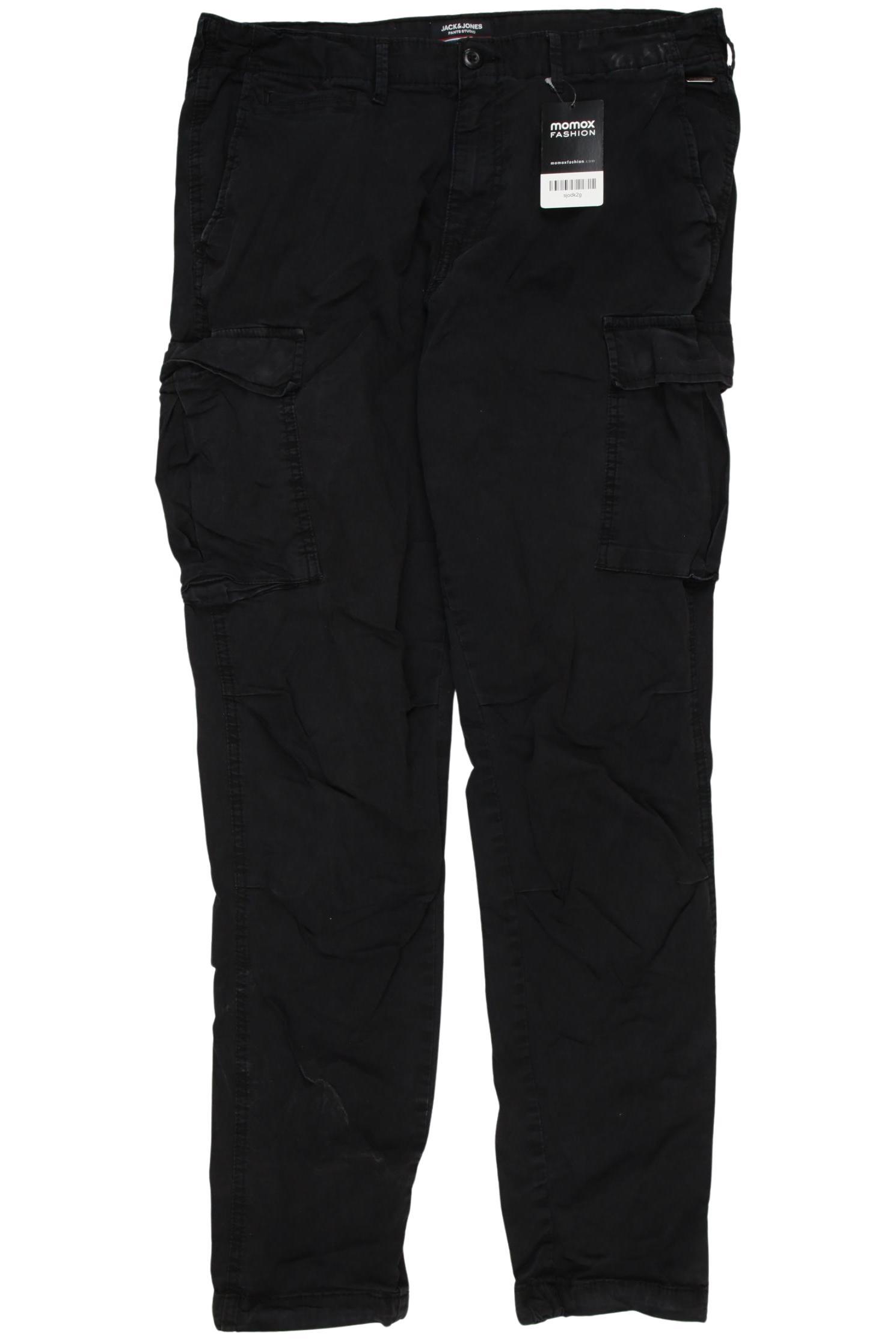 

Jack & Jones Herren Stoffhose, schwarz, Gr. 34