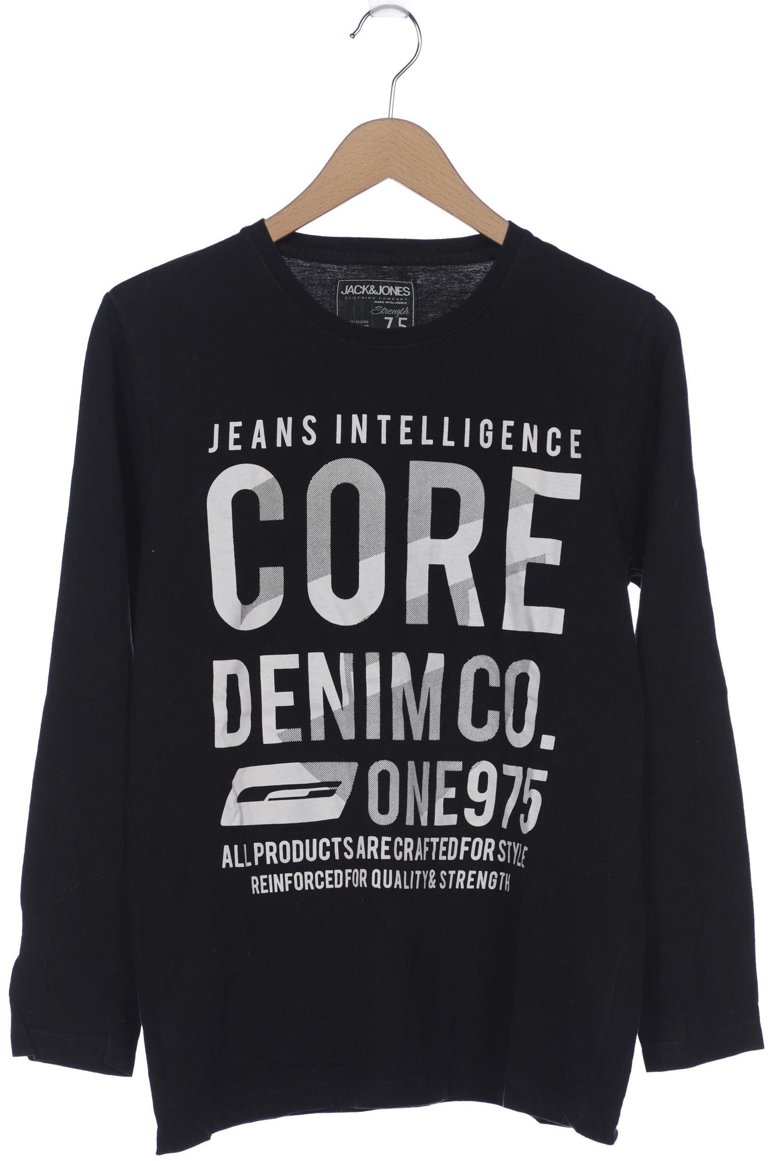 

JACK & JONES Herren Langarmshirt, schwarz
