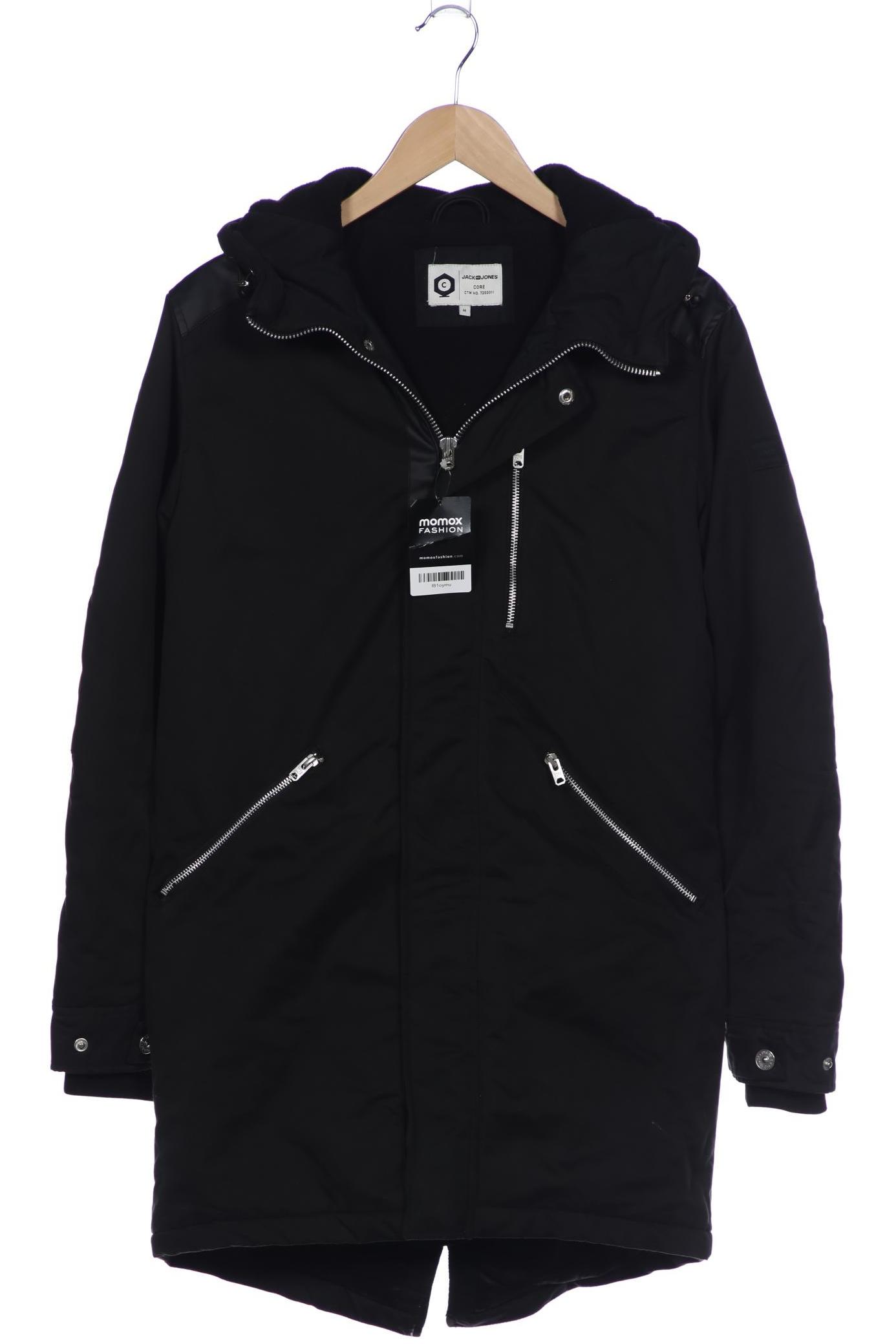 

Jack & Jones Herren Mantel, schwarz, Gr. 48