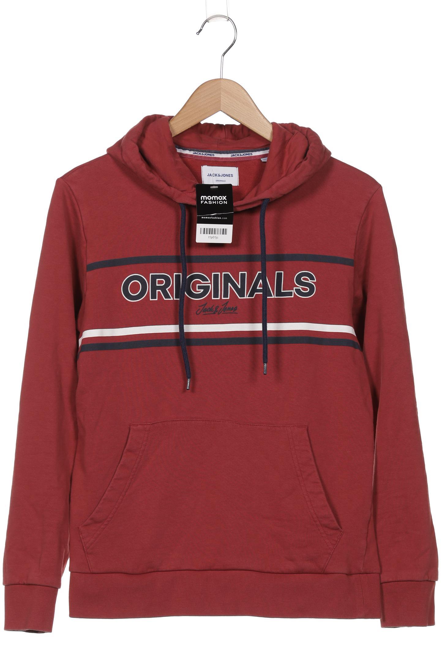 

Jack & Jones Herren Kapuzenpullover, rot, Gr. 46
