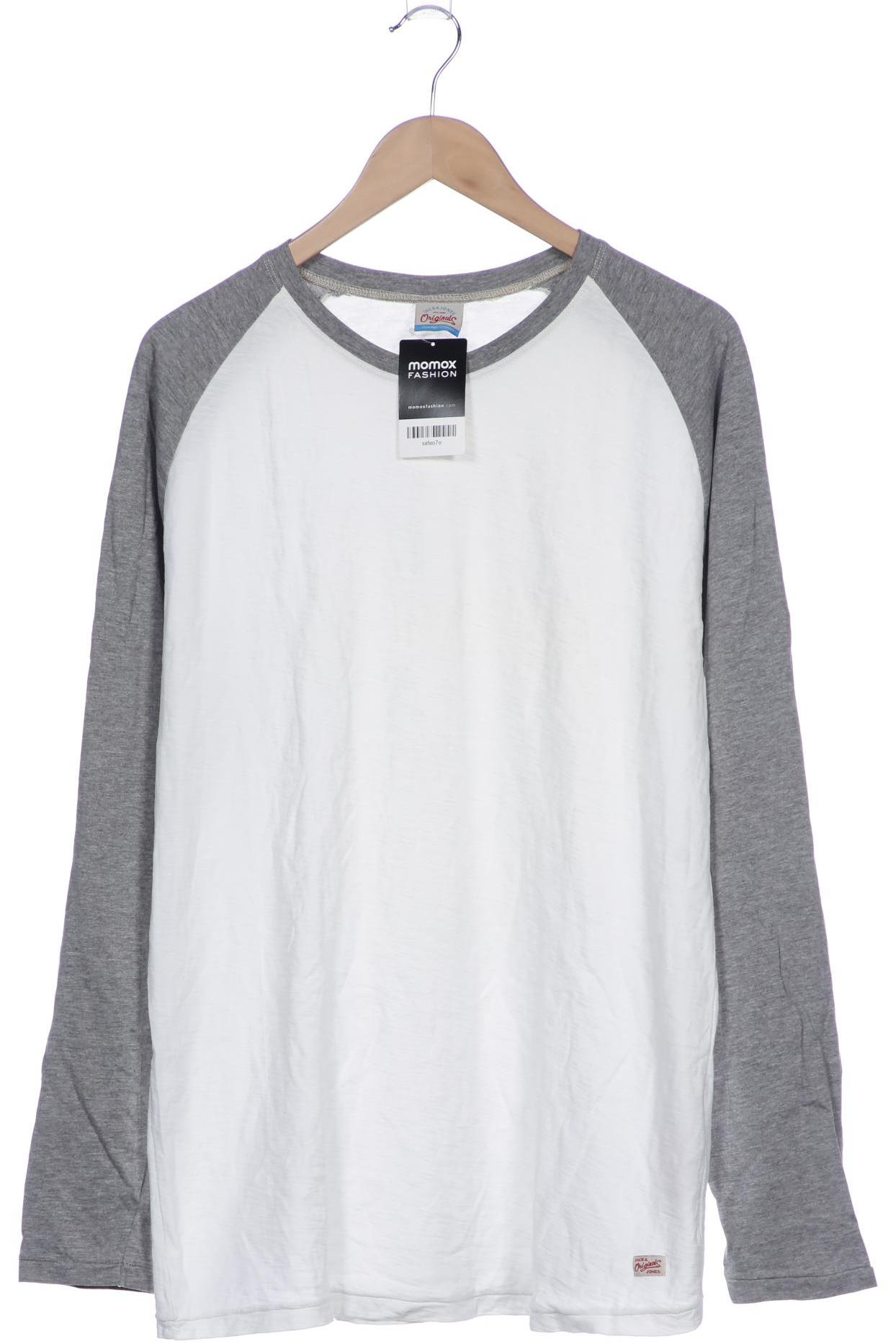 

Jack & Jones Herren Langarmshirt, weiß, Gr. 54