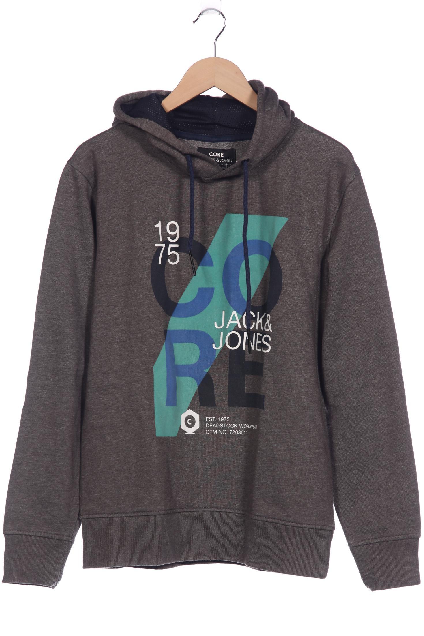 

Jack & Jones Herren Kapuzenpullover, grau, Gr. 52